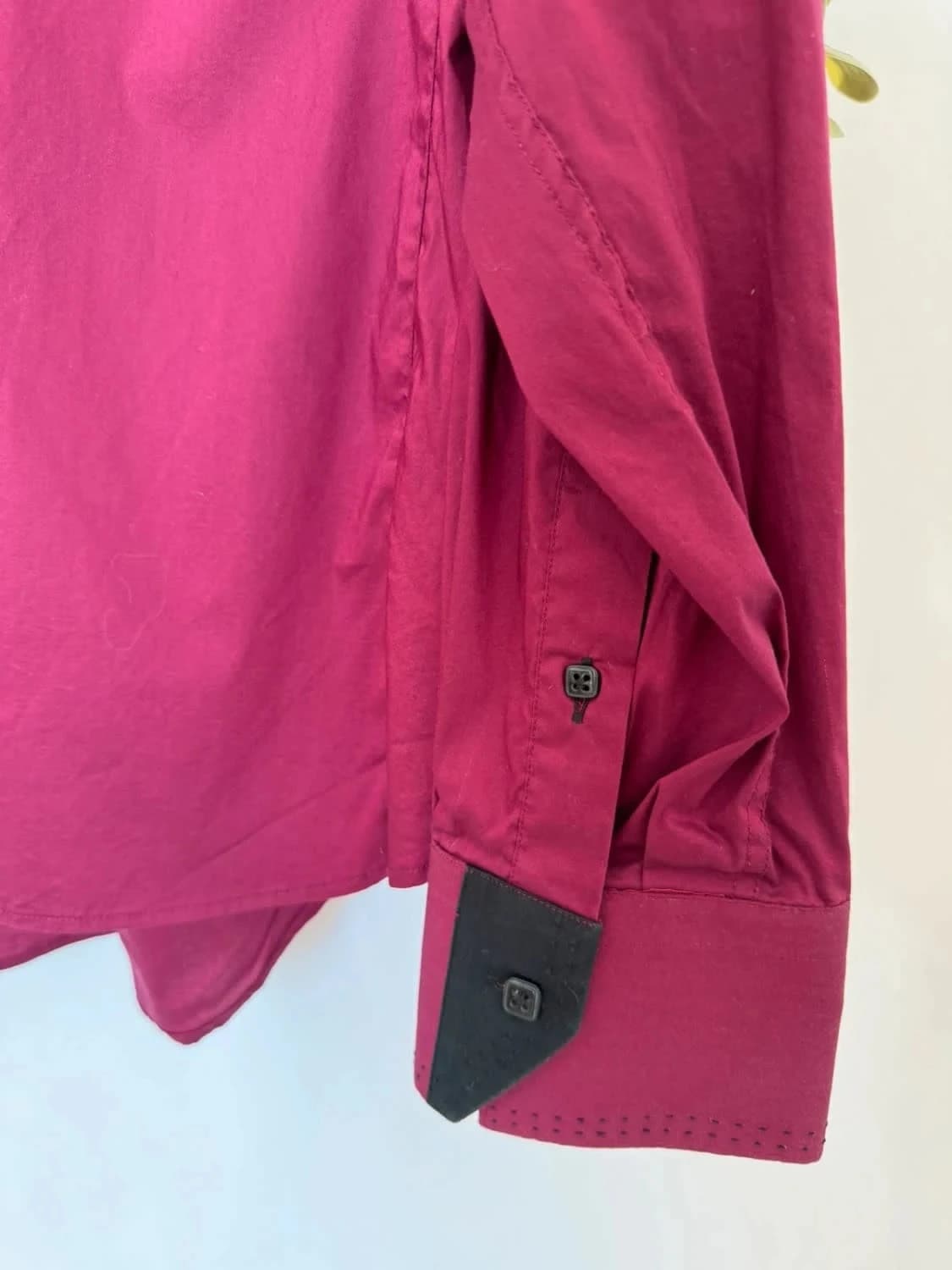 Chemise bordeaux Xoos taille L - Photo 5/6