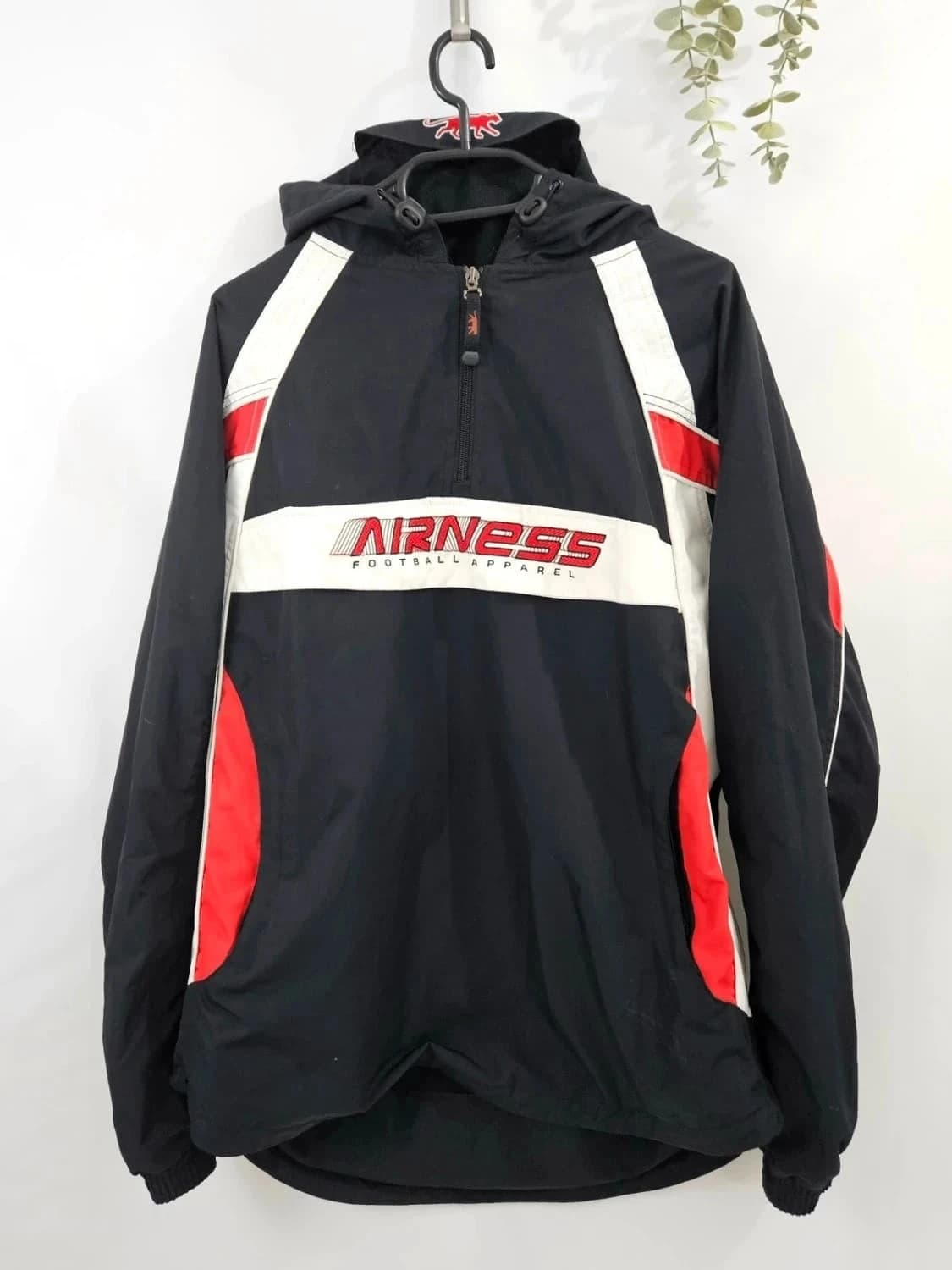 Veste coupe-vent noir Airness vintage - Photo 3/11