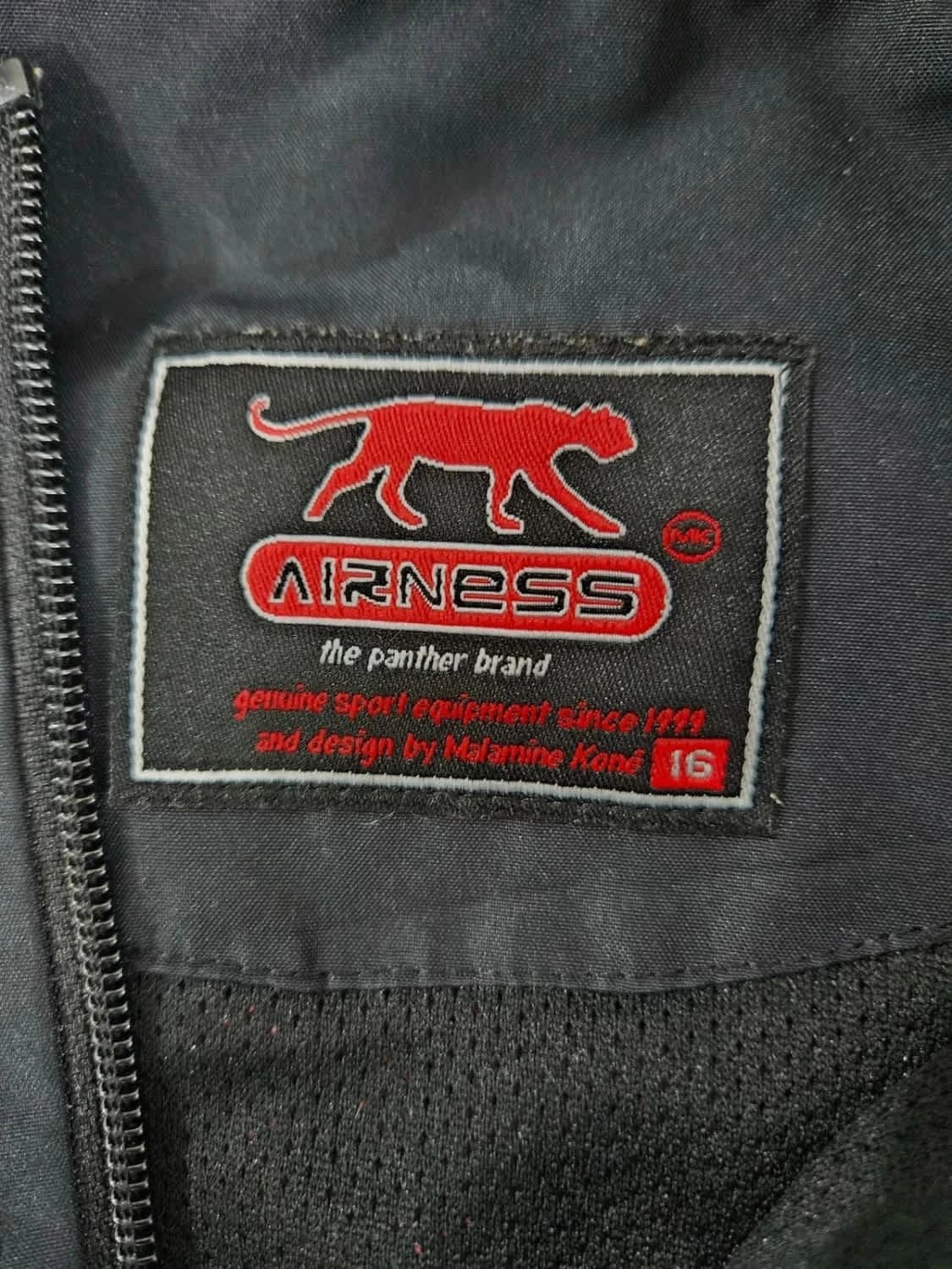 Veste coupe-vent noir Airness vintage - Photo 11/11