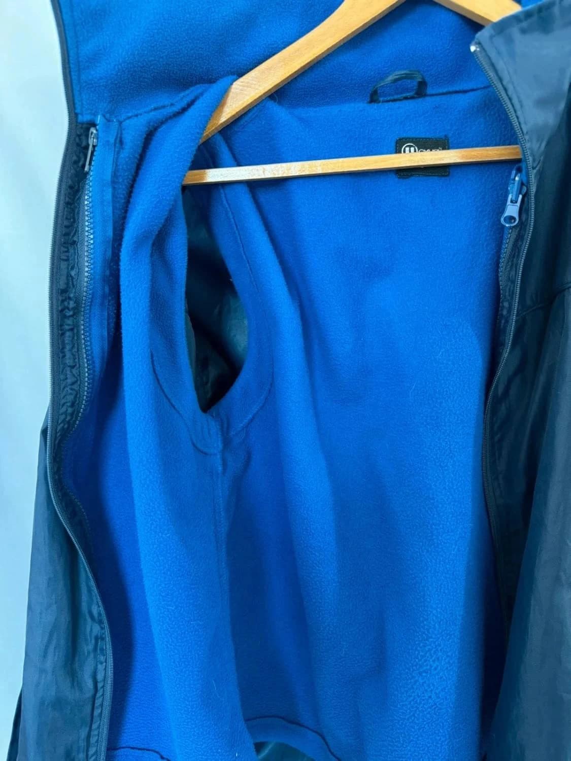 Veste imperméable bleue 2 en 1 polaire sans manches taille S - Photo 3/6