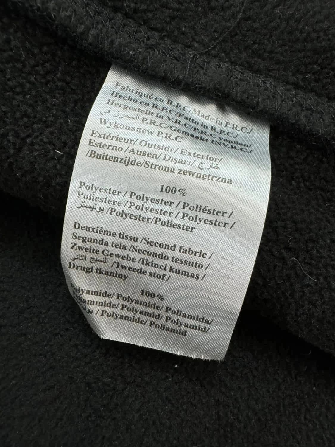 Veste chaude doudoune noire bi-matière polaire full zip Paragoose taille 3XL - Photo 11/11