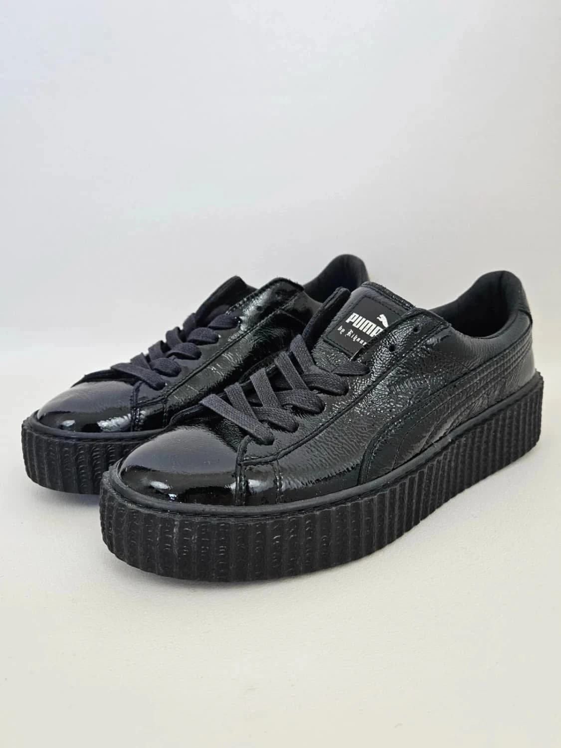 Sneakers Puma x Fenty by Rihanna Creepers noires vernies taille 40.5 - Photo 1/12