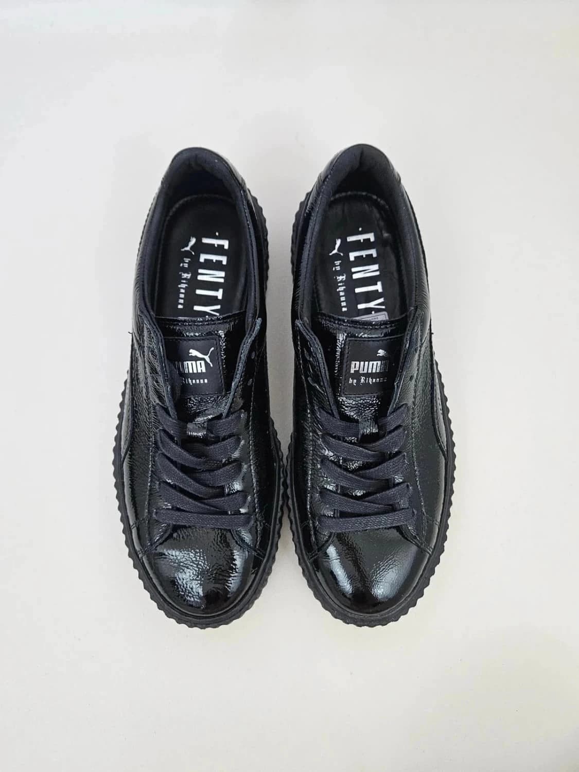 Sneakers Puma x Fenty by Rihanna Creepers noires vernies taille 40.5 - Photo 11/12