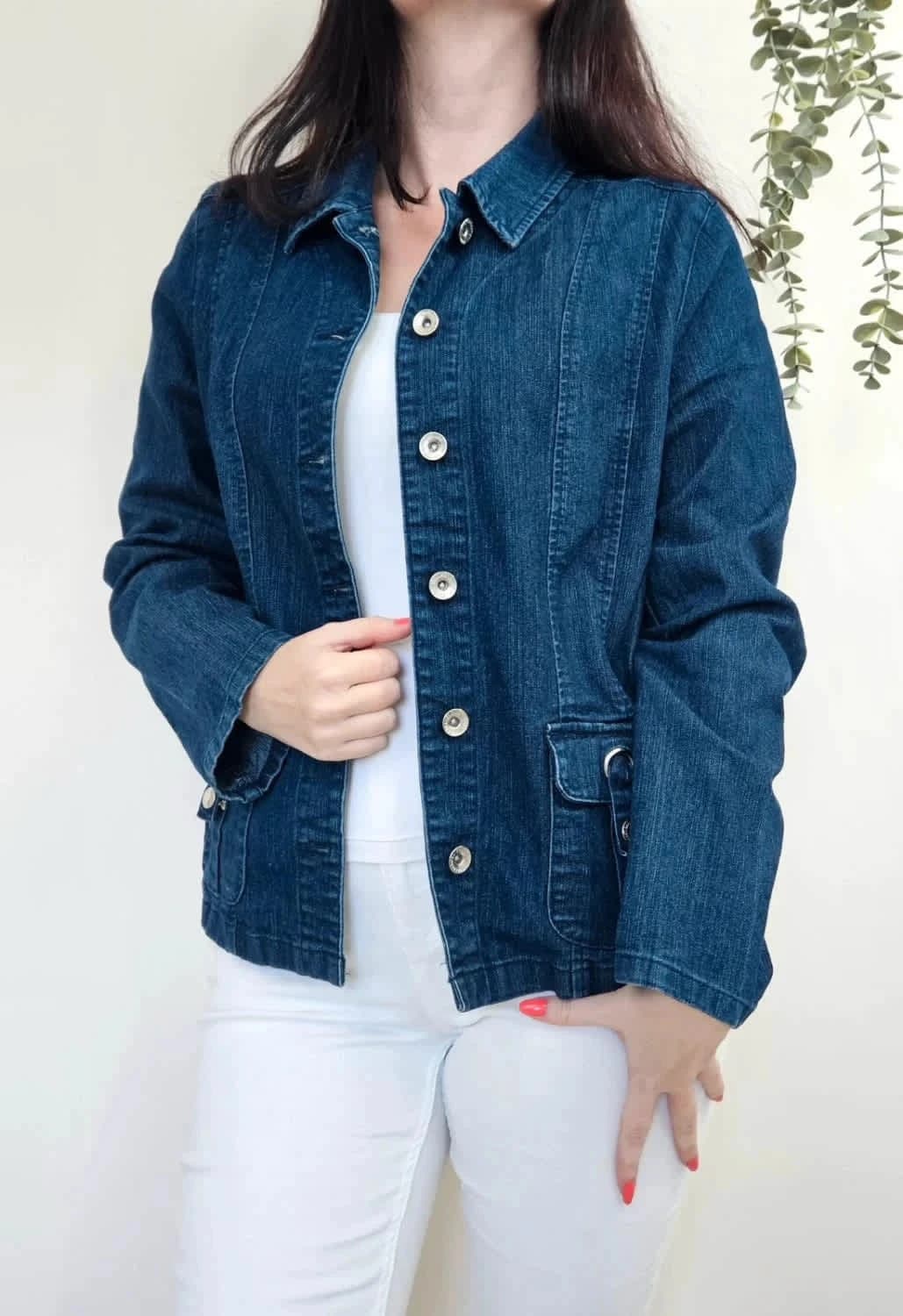 Veste en jean Denim Damart taille L - Photo 1/7