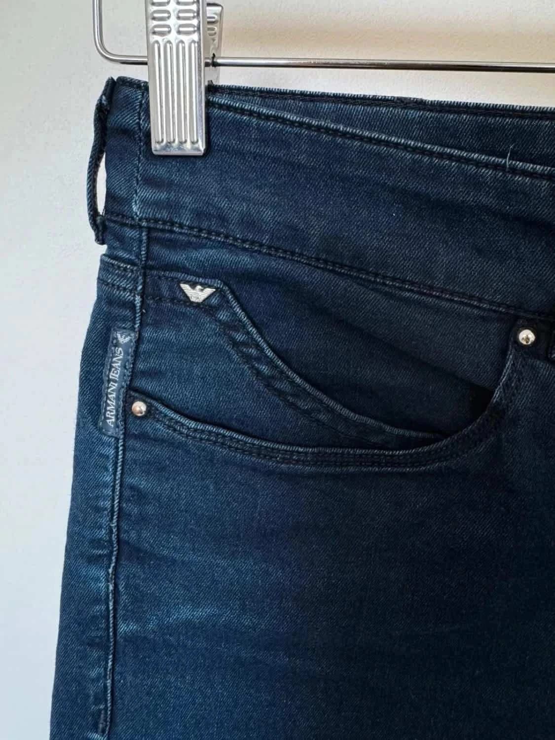 Armani Jeans AJ slim bleu foncé stretch taille 36 - Photo 3/10