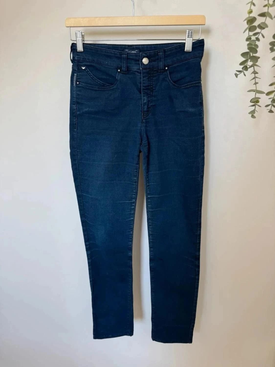 Armani Jeans AJ slim bleu foncé stretch taille 36 - Photo 2/10