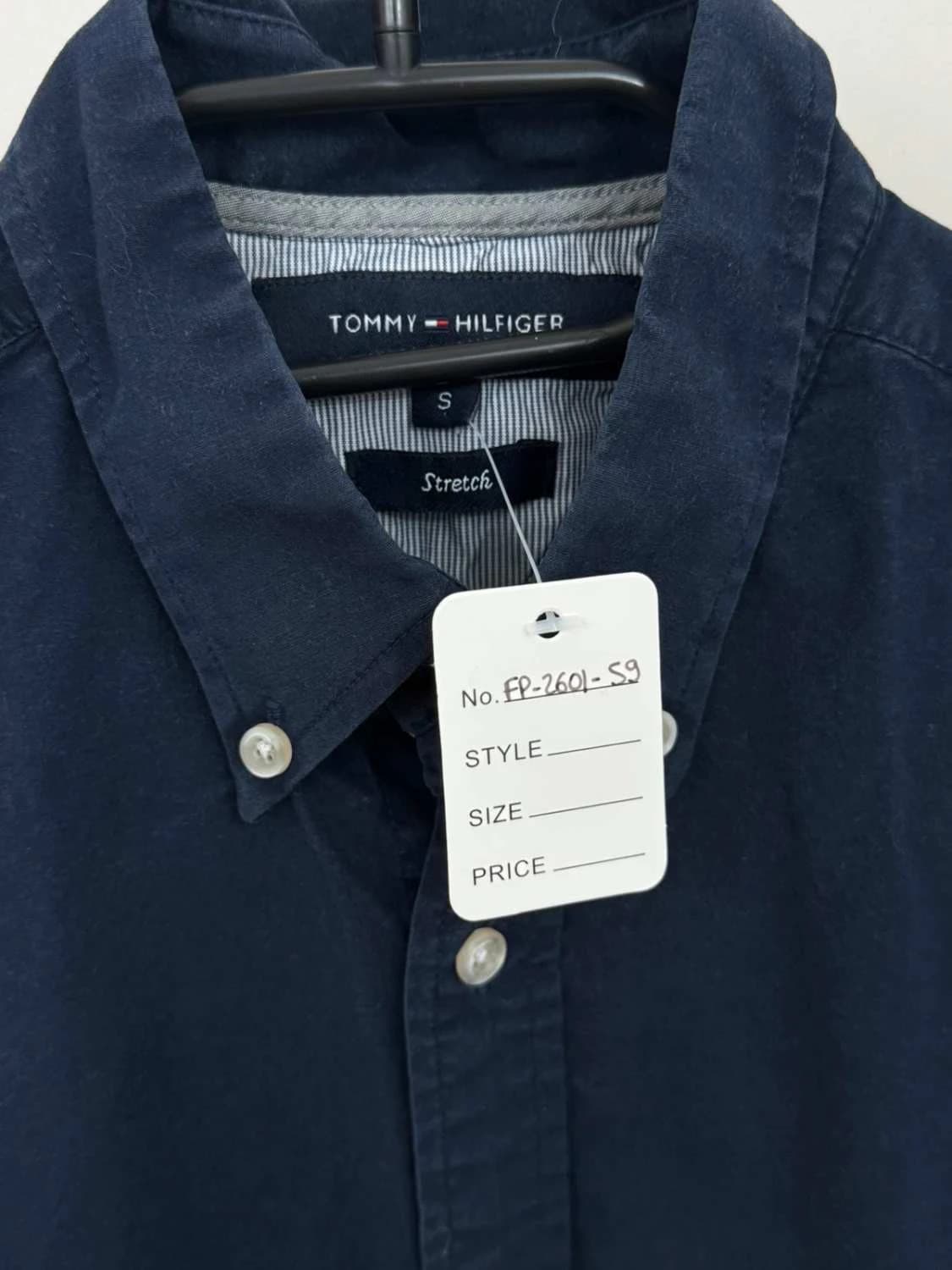 Chemise stretch Tommy Hilfiger bleu marine taille S - FP260159 - Photo 6/8