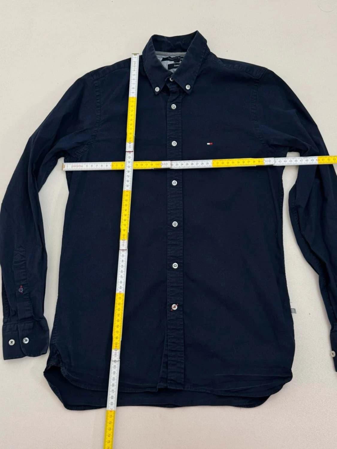 Chemise stretch Tommy Hilfiger bleu marine taille S - FP260159 - Photo 8/8