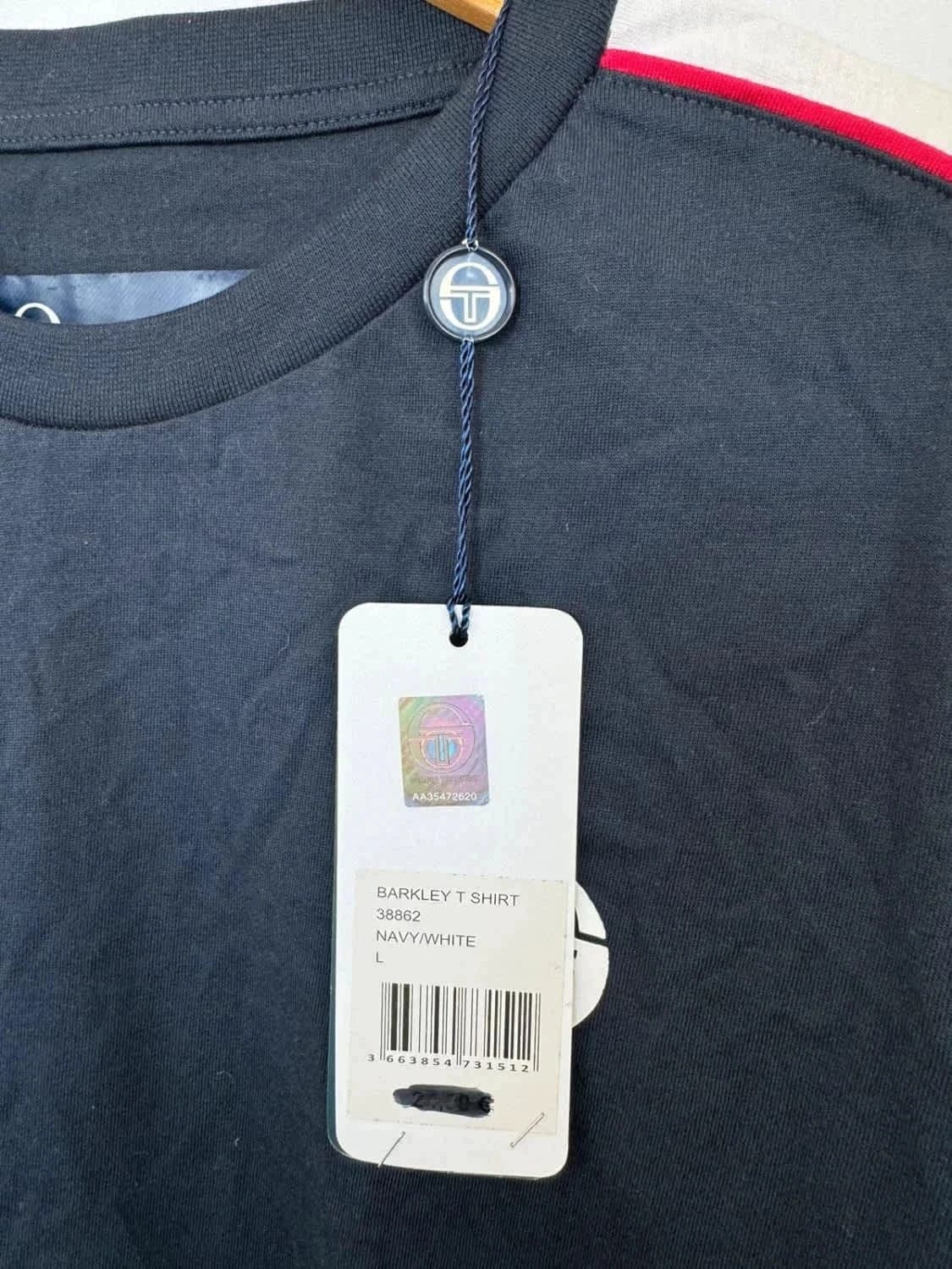 Tee-shirt bleu marine Sergio Tacchini taille L - Photo 4/7
