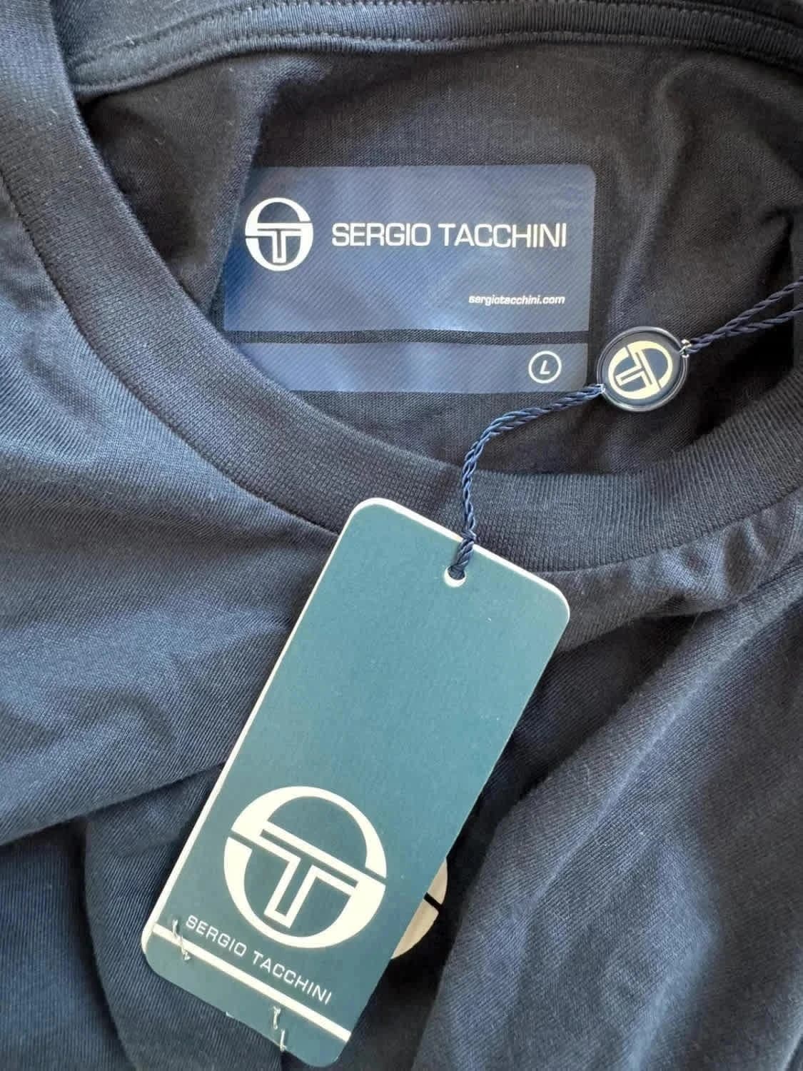 Tee-shirt bleu marine Sergio Tacchini taille L - Photo 6/7