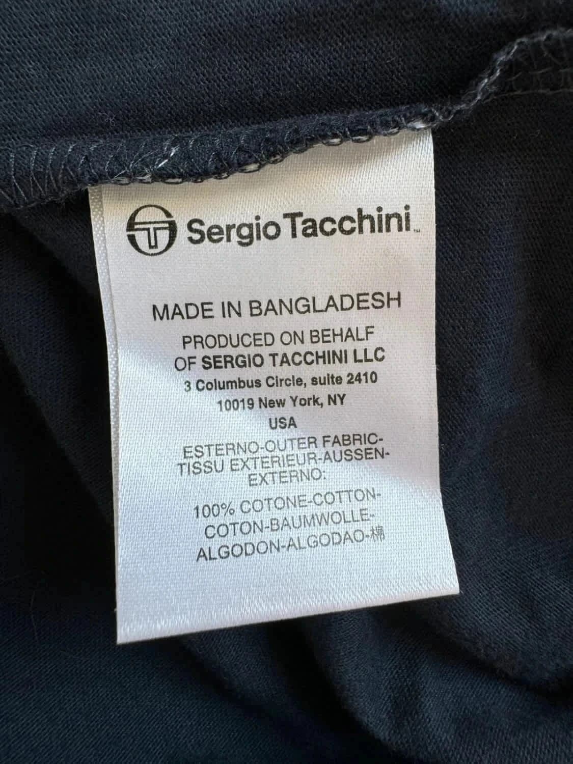 Tee-shirt bleu marine Sergio Tacchini taille L - Photo 7/7