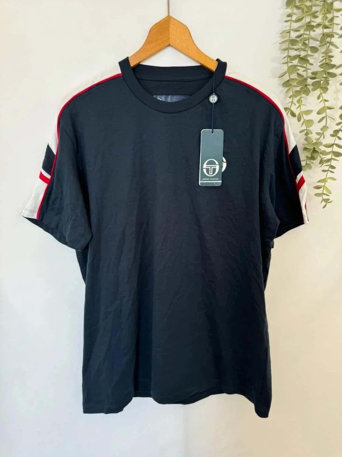 Tee-shirt bleu marine Sergio Tacchini taille L - Photo 2/7