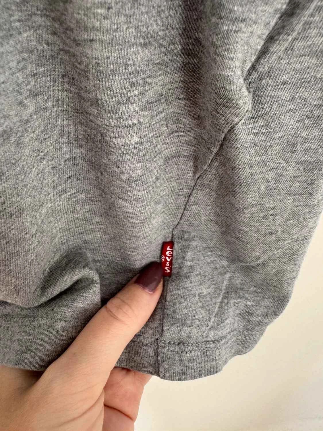 T-shirt coton Levi’s gris chiné logo imprimé taille M - FP2512180 - Photo 5/8
