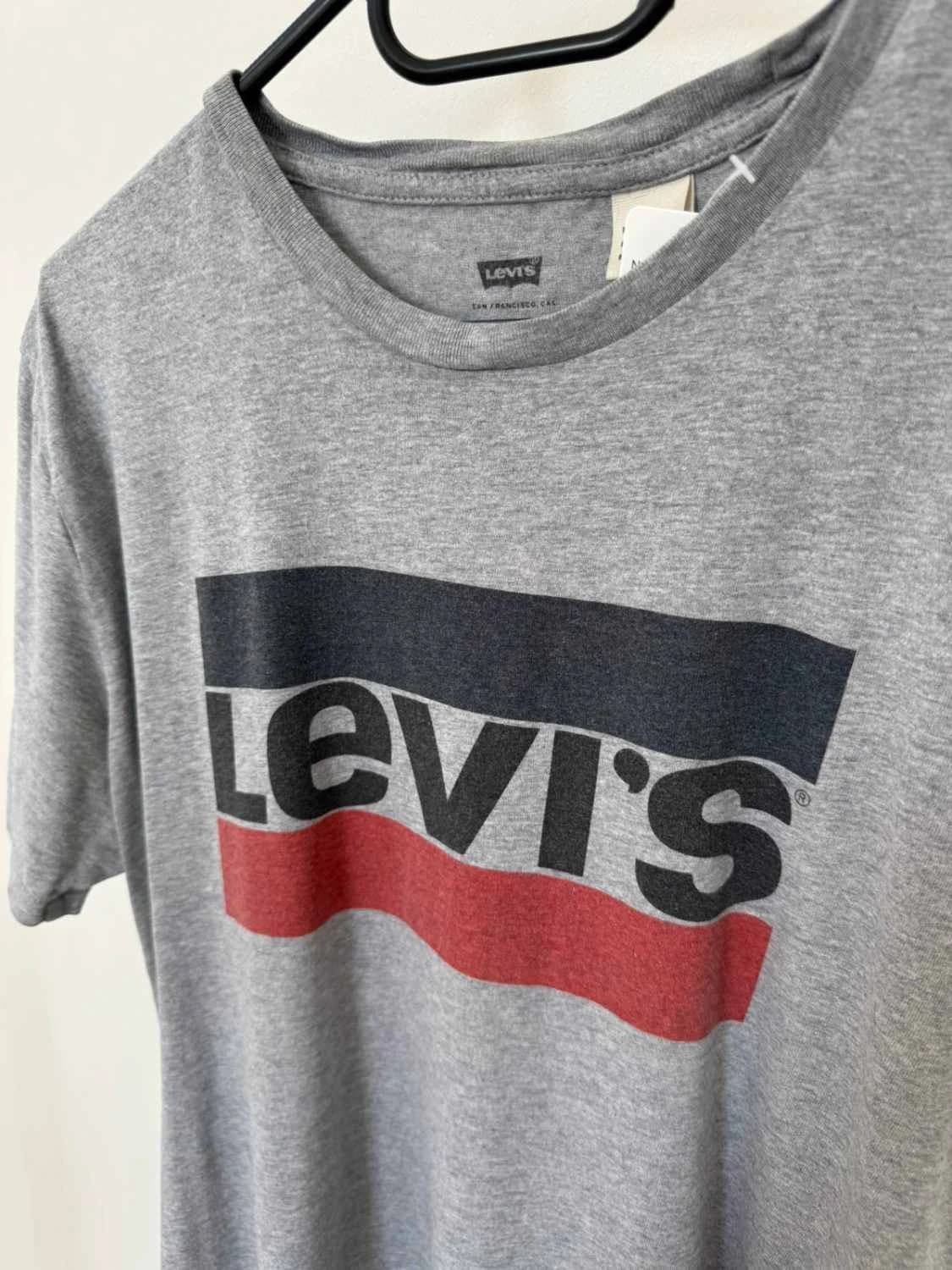 T-shirt coton Levi’s gris chiné logo imprimé taille M - FP2512180 - Photo 6/8