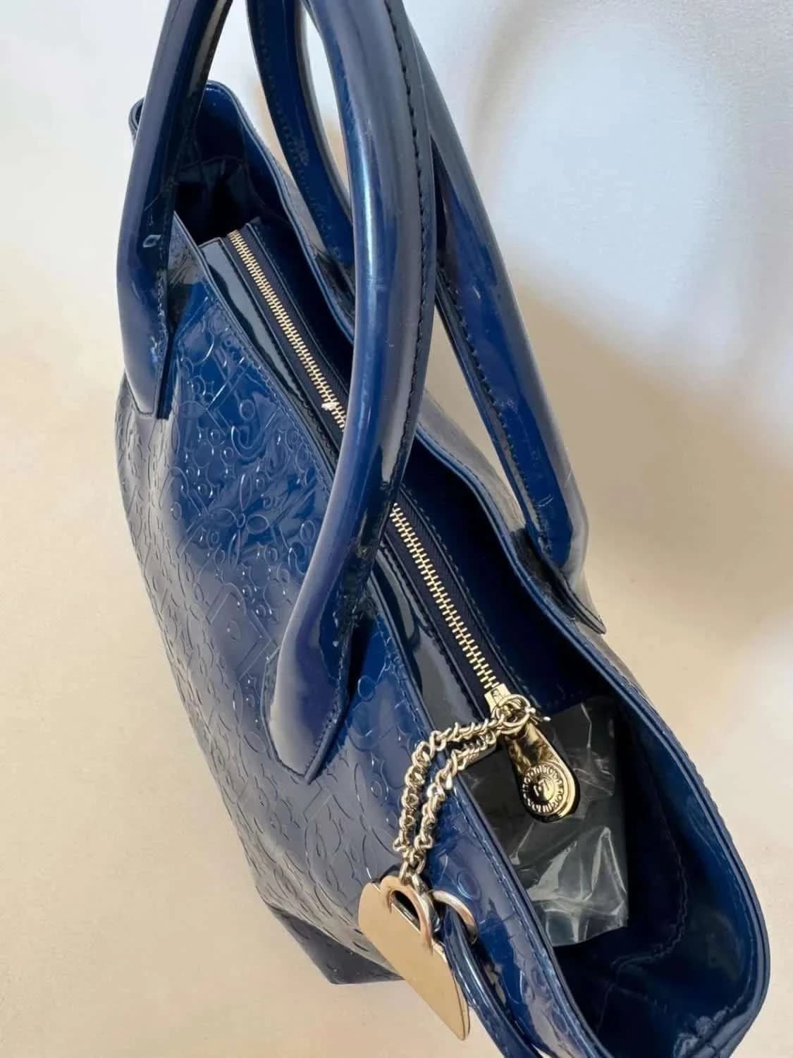 Sac à main cabas Liu Jo bleu vernis - Photo 6/13