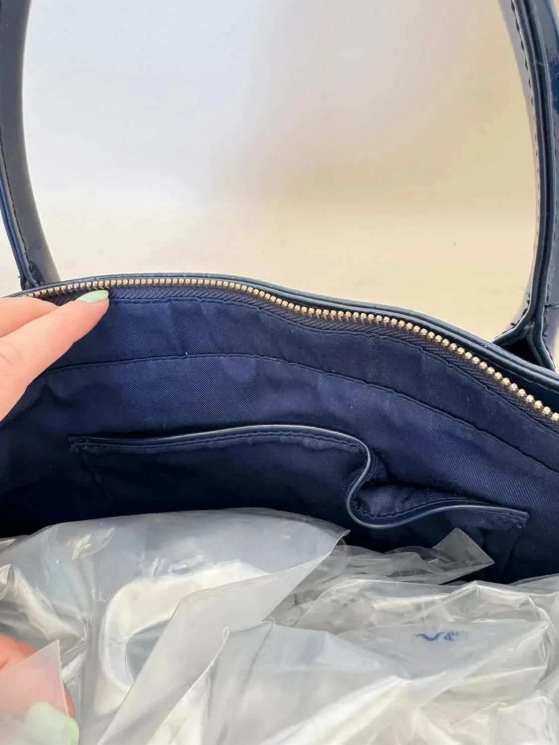 Sac à main cabas Liu Jo bleu vernis - Photo 9/13