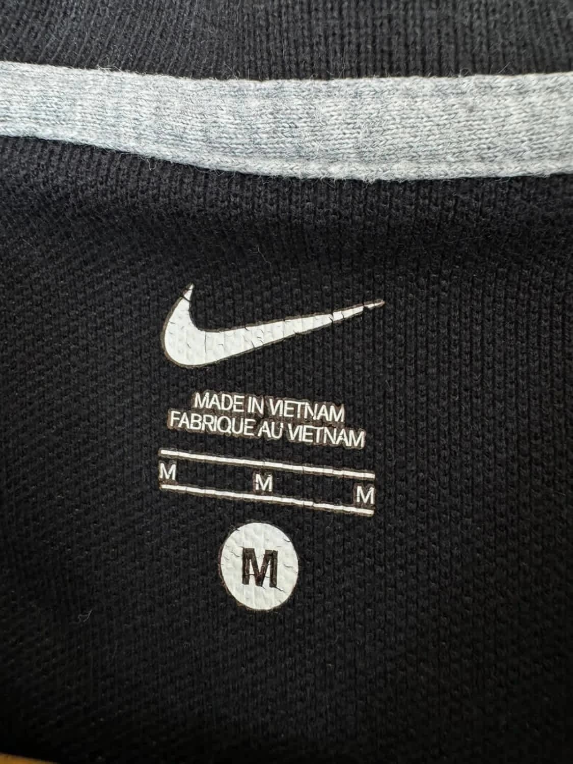 Polo noir Nike logo brodé PSG 1970 taille M - Photo 4/8