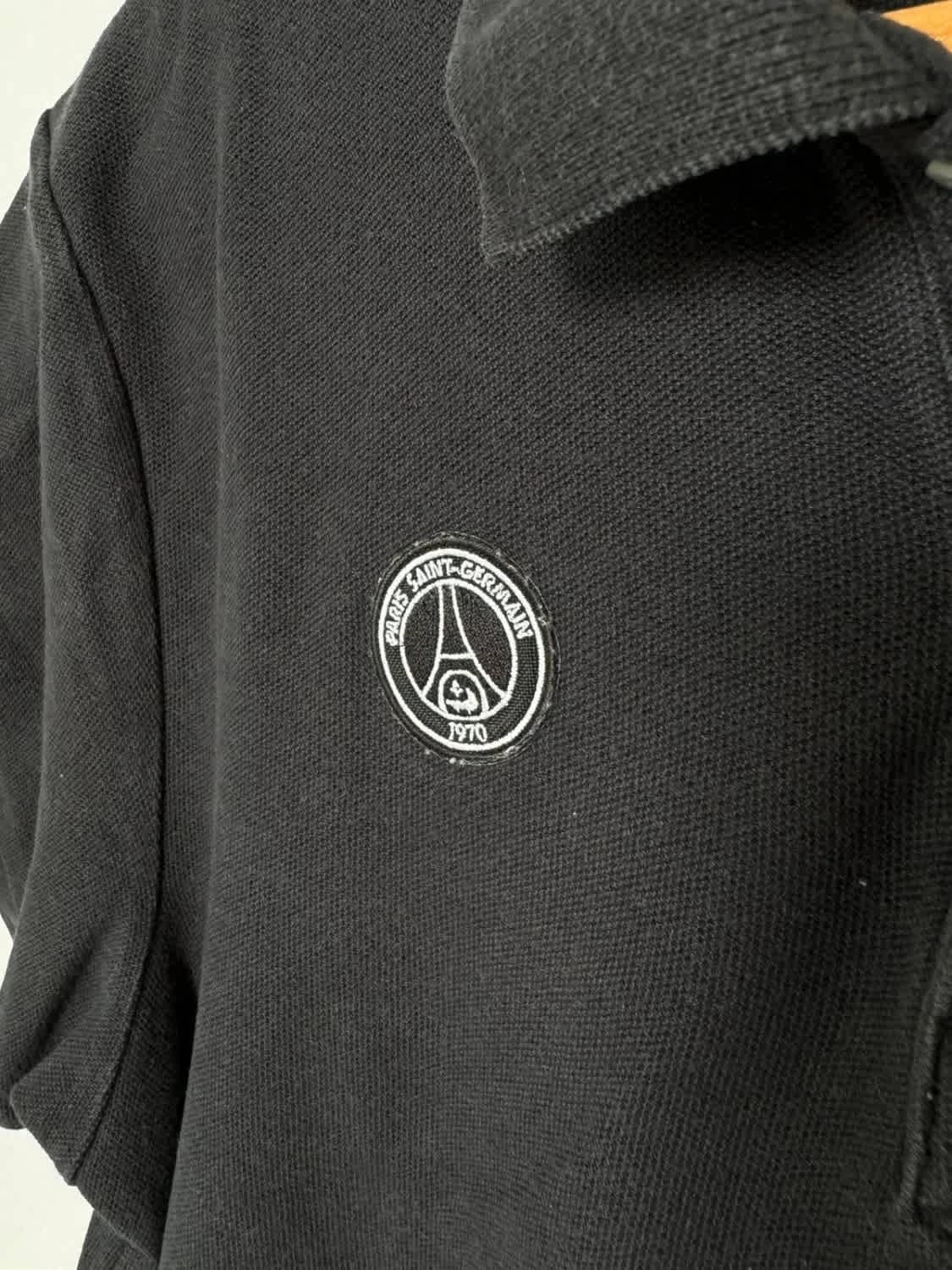 Polo noir Nike logo brodé PSG 1970 taille M - Photo 5/8
