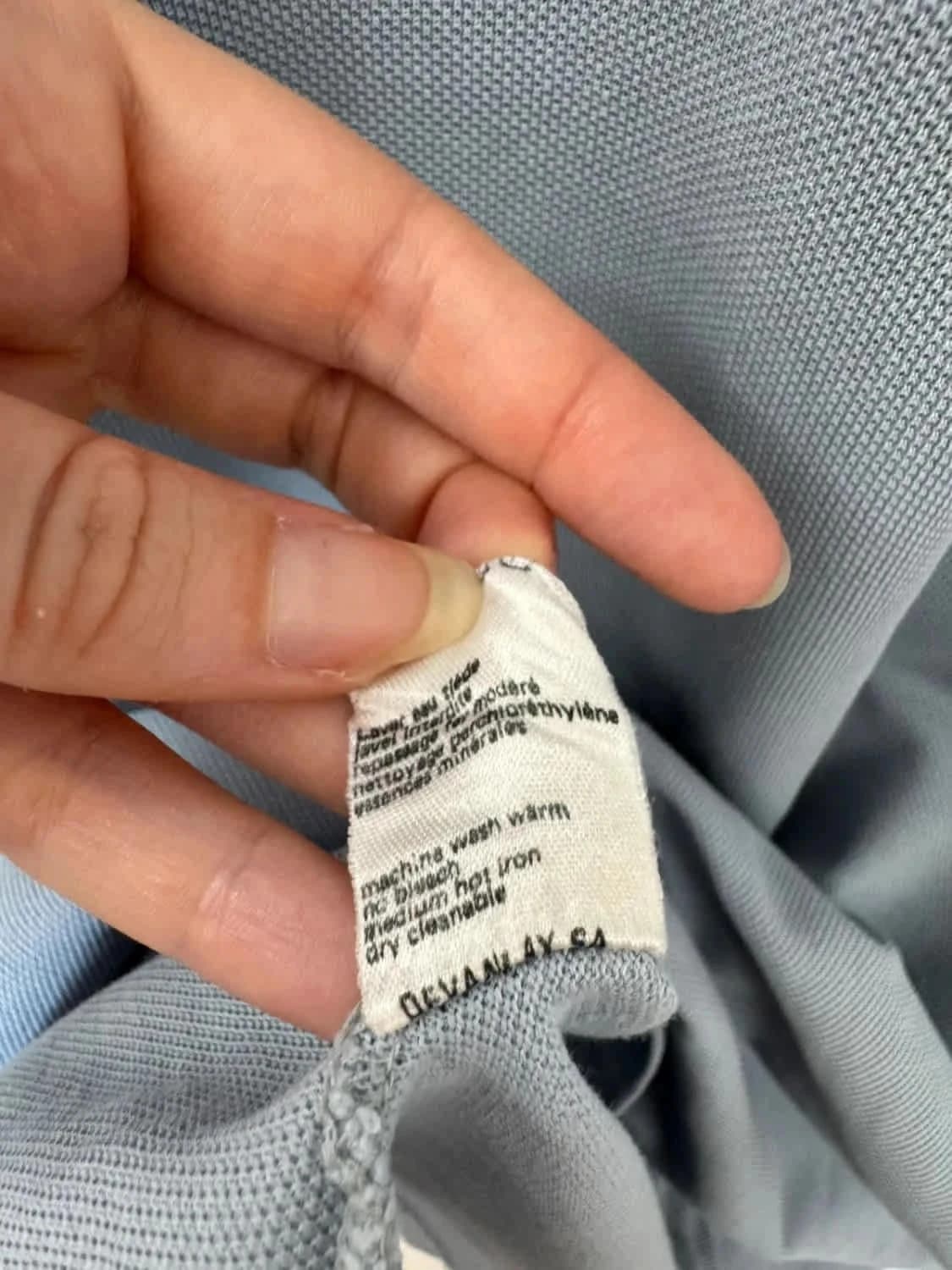 Polo Lacoste bleu Devanlay Made in France taille S - Photo 6/8