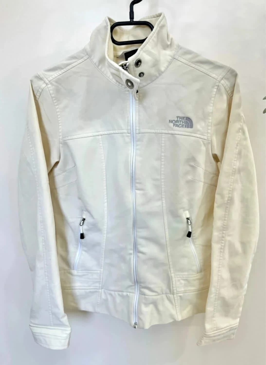 Veste/Jacket The North Face blanche style épuré logo brodé taille S - Photo 2/7