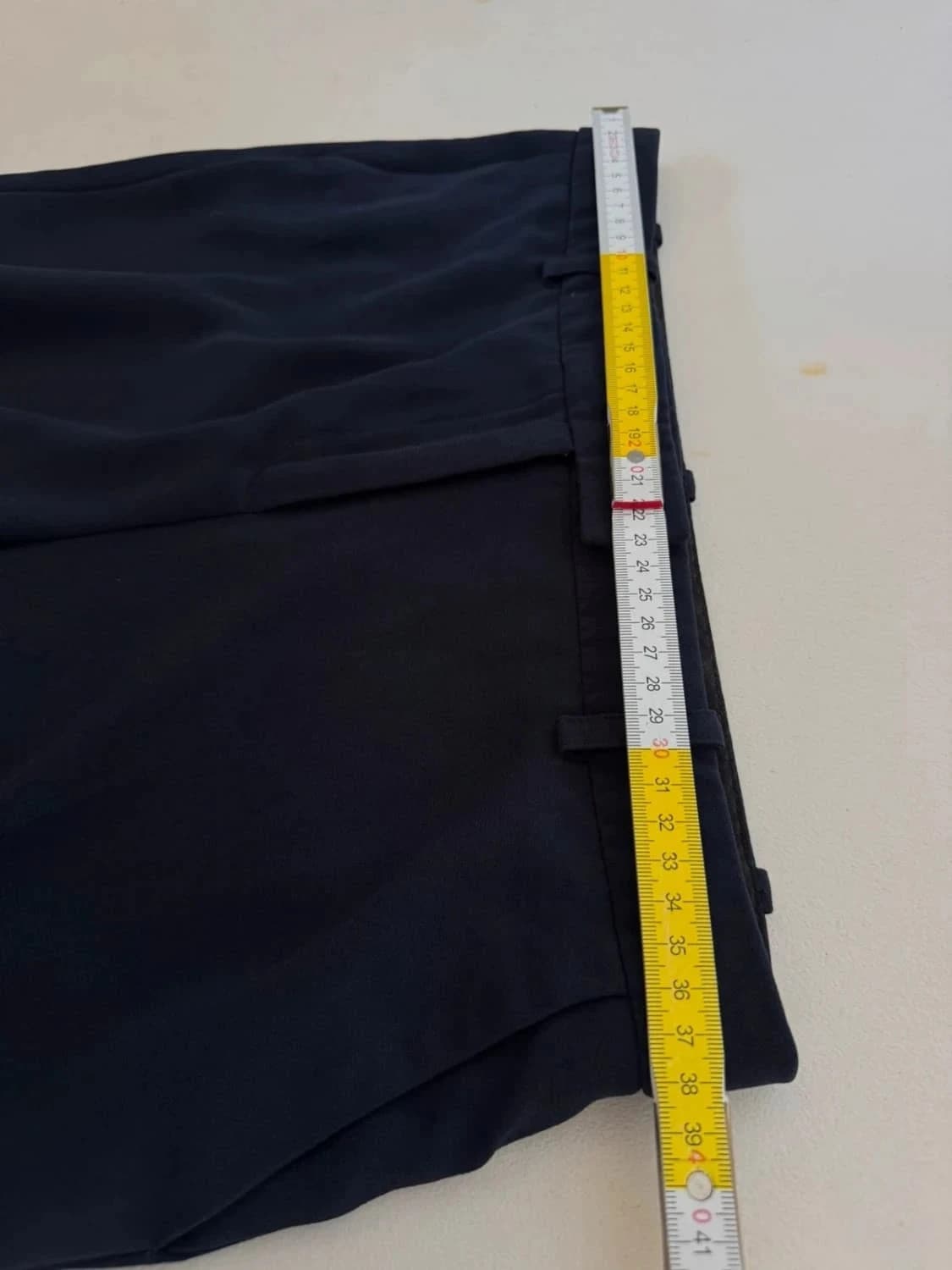 Pantalon bleu marine Maje coupe droite fluide taille 36 - Photo 8/8