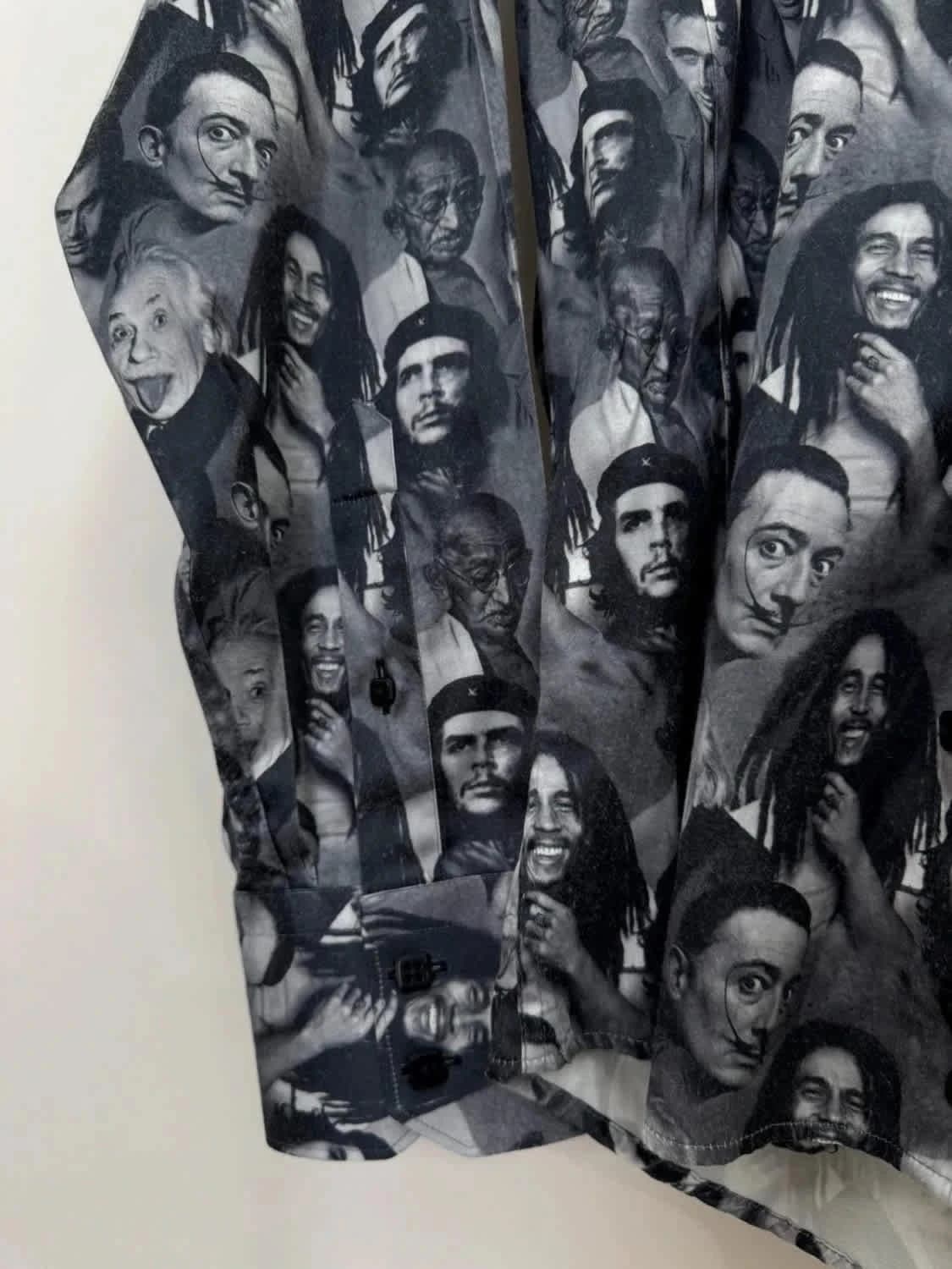 Chemise originale figures célèbres et iconiques Bob Marley noire et blanche Xoos taille M - Photo 6/6