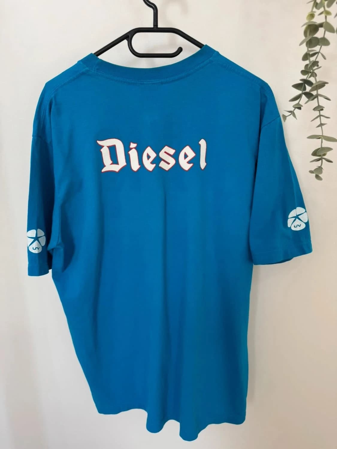 T-shirt Diesel 1992 Y2K imprimé logo bleu taille XL - FP2512176 - Photo 7/7