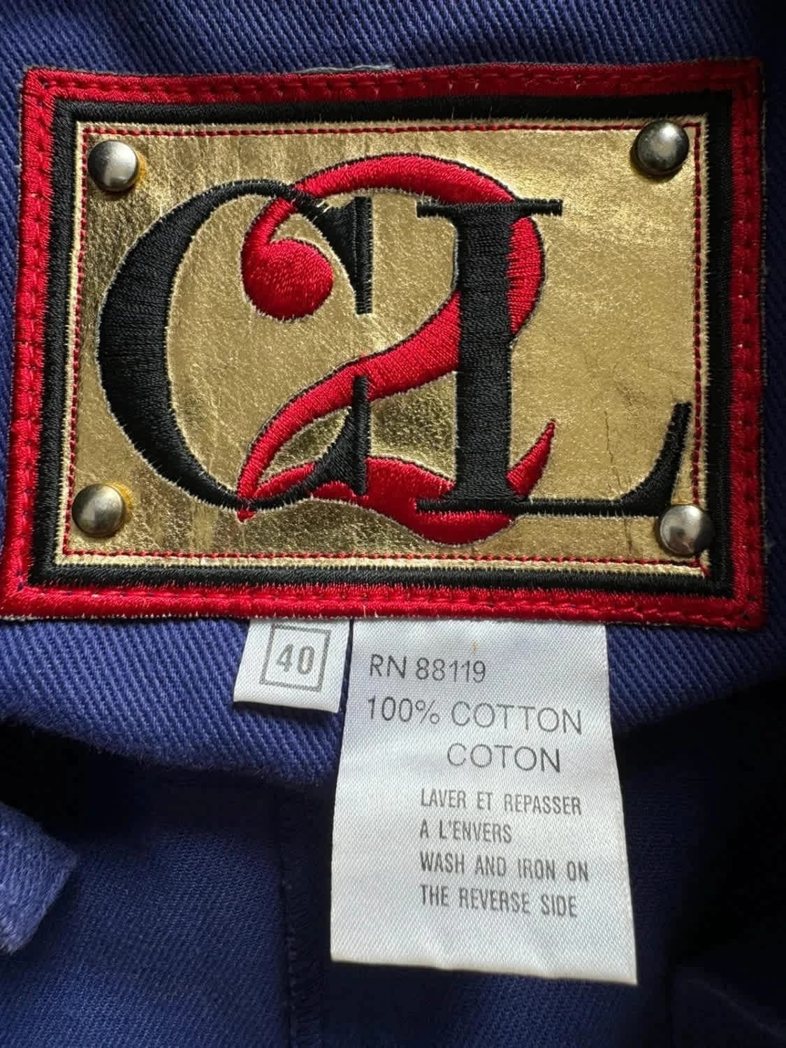 Veste Christian Llinares brodée astrologie taille 40 - Pièce rare et unique - Photo 8/10
