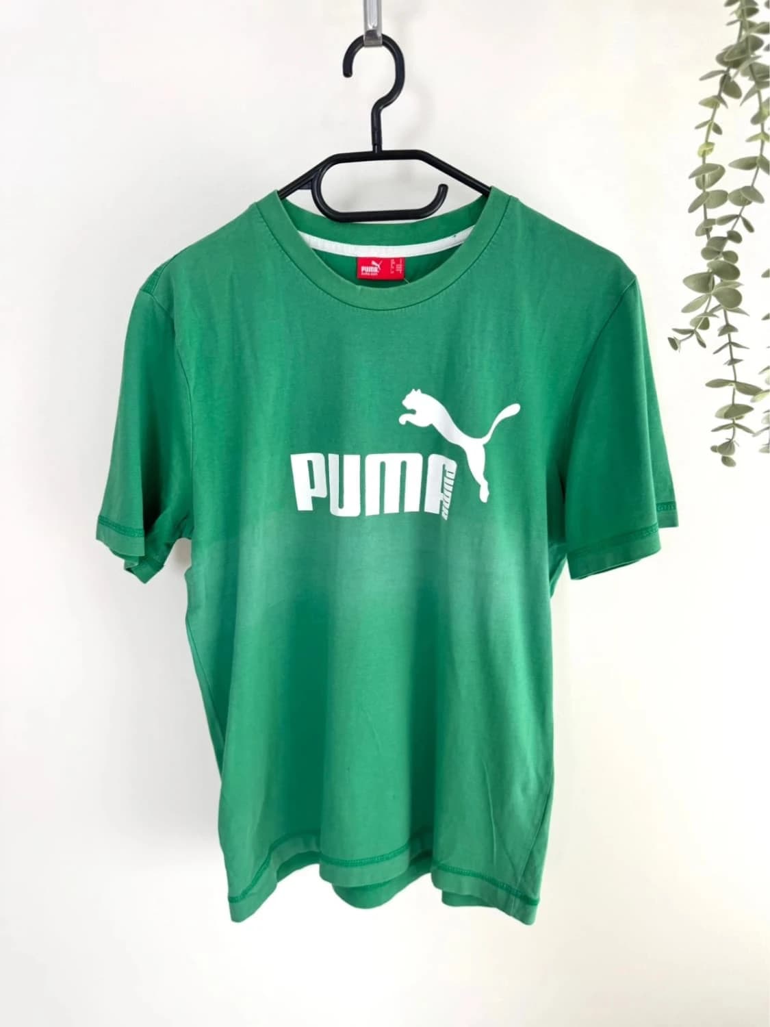 T-shirt coton Puma vert logo poitrine taille S - FP2512144 - Photo 2/8