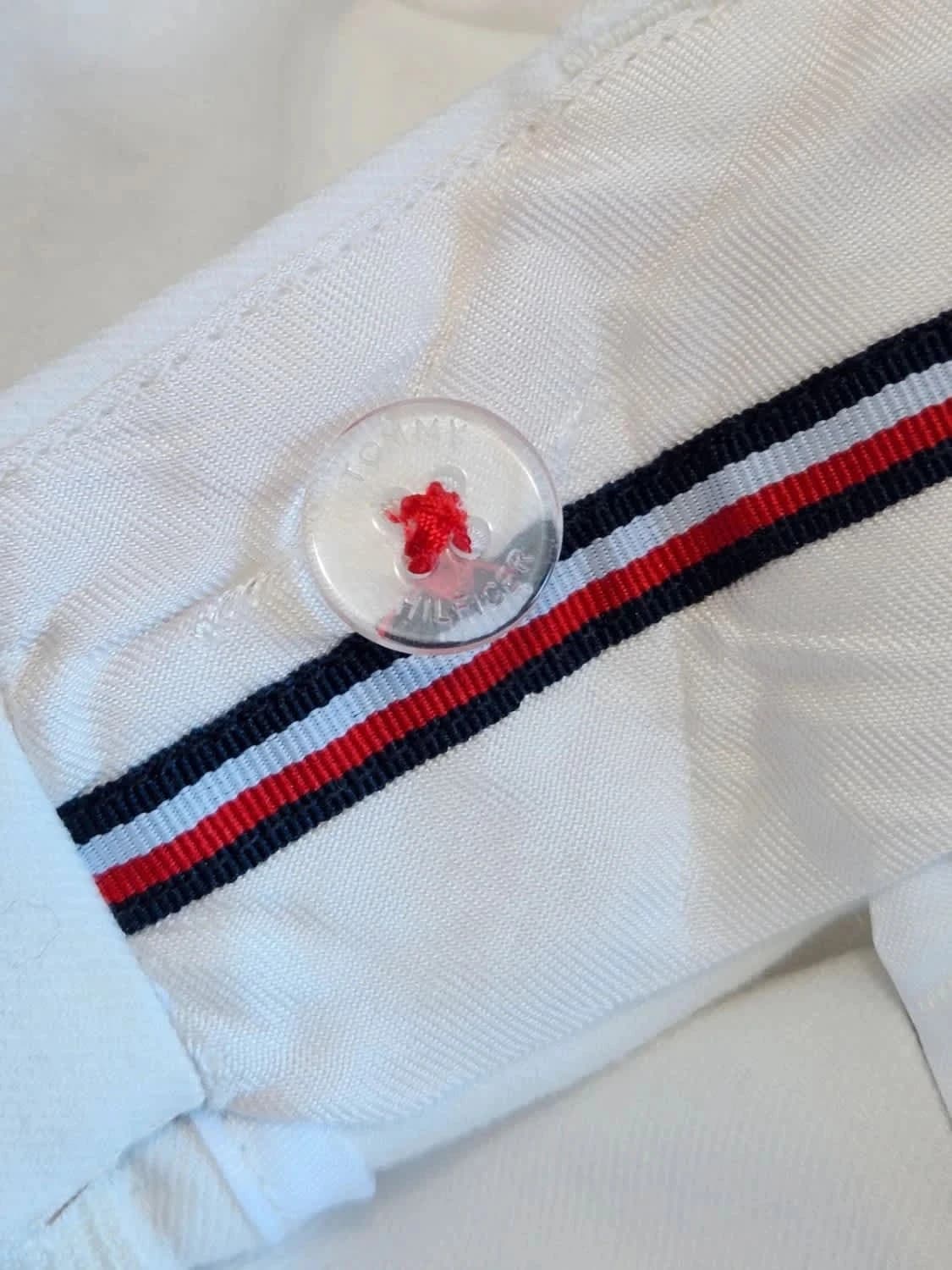 Pantalon blanc coupe droite Tommy Hilfiger - Photo 5/7