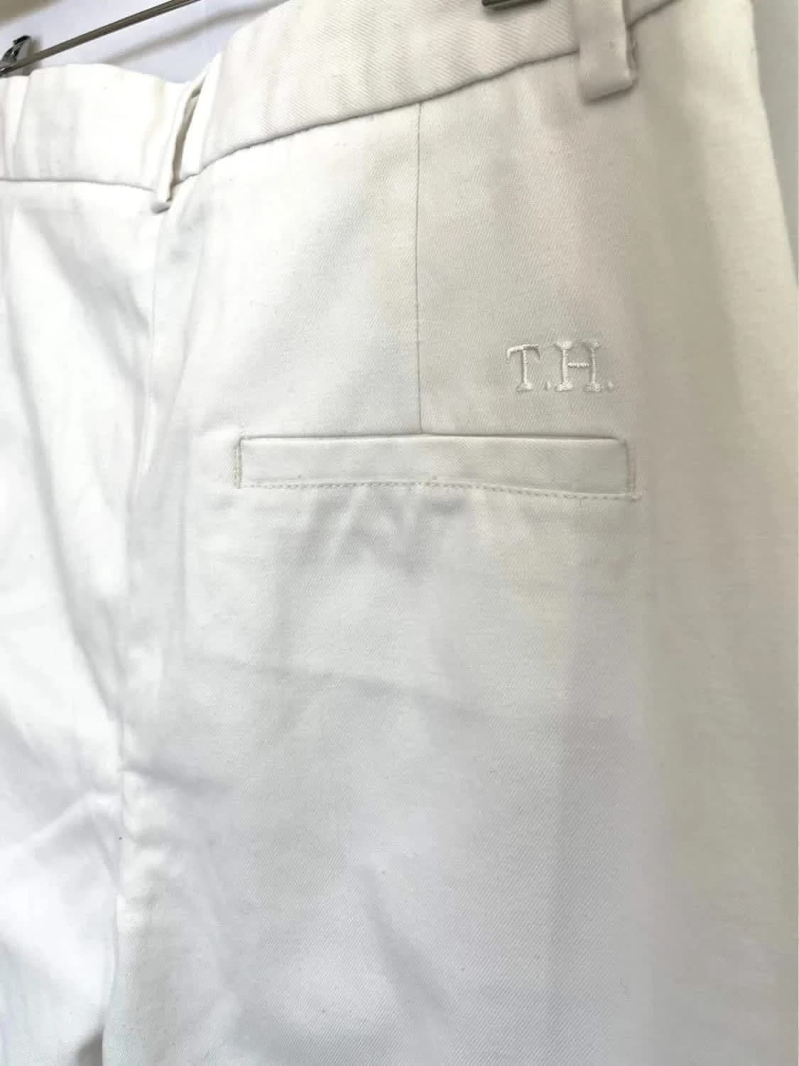 Pantalon blanc coupe droite Tommy Hilfiger - Photo 7/7