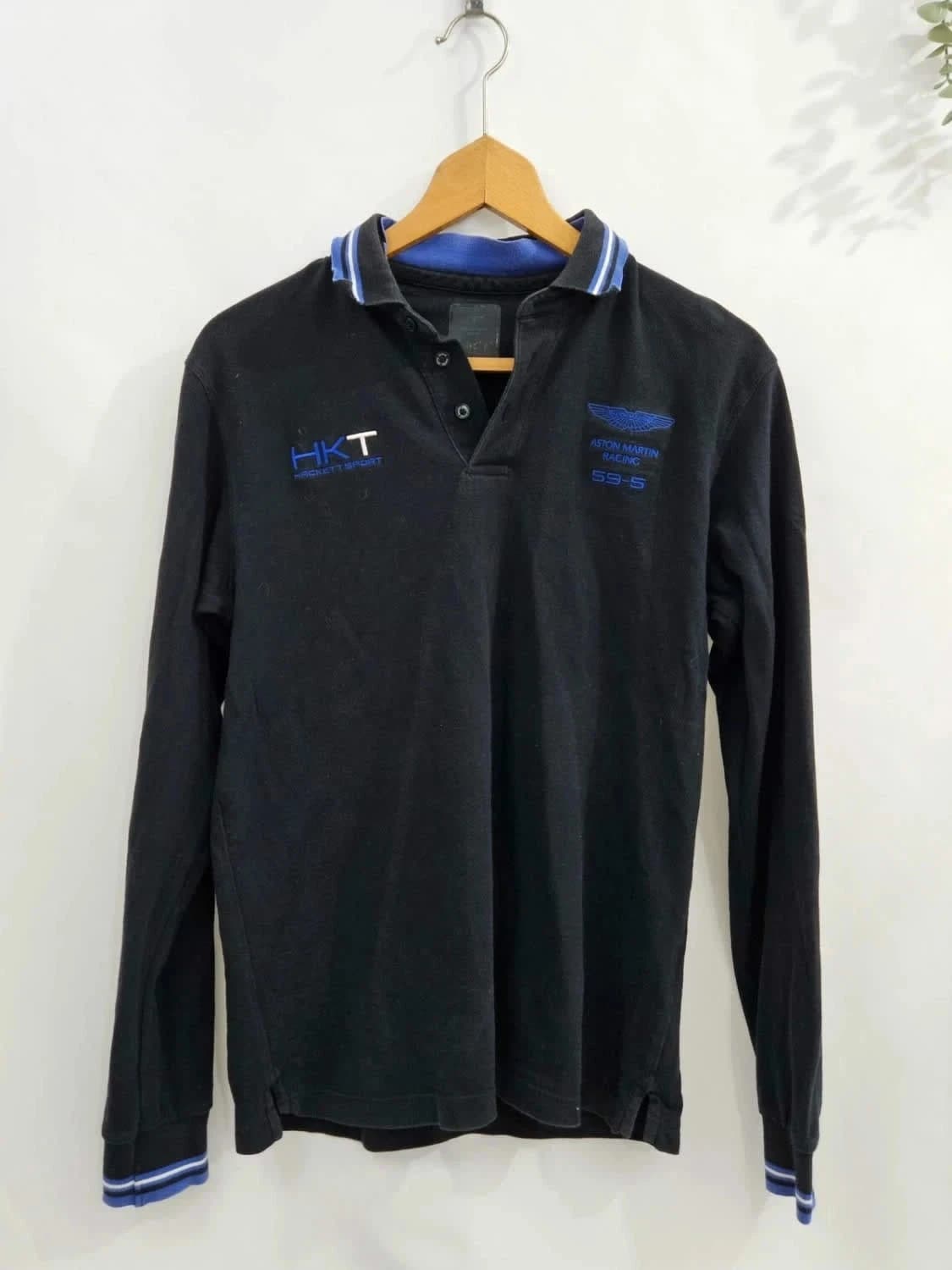 Polo manches longues Hackett Sport Aston Martin - Photo 2/8