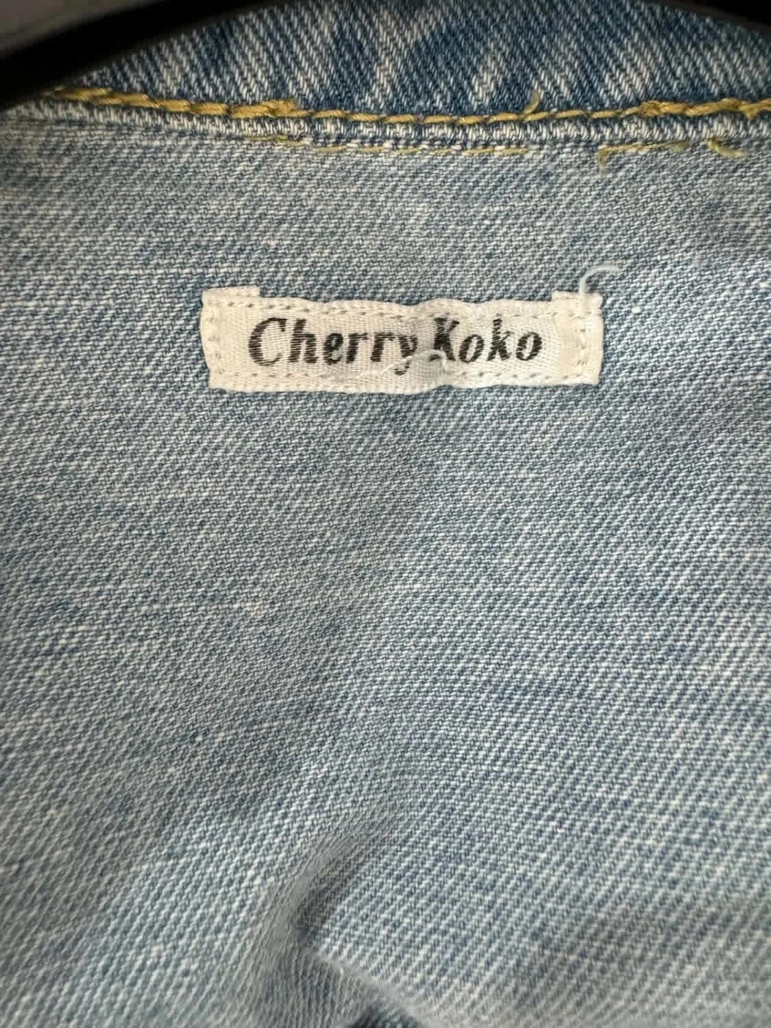 Veste en jeans longue Cherry Koko 100% coton - Photo 7/8