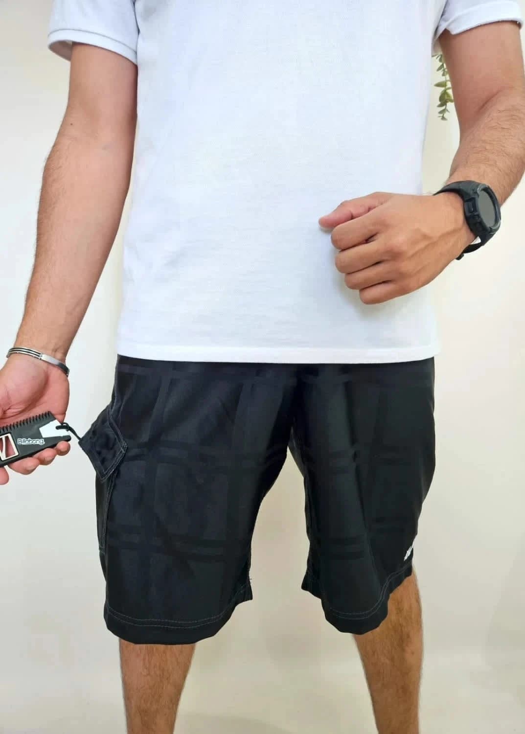 Short de bain noir Billabong avec décapsuleur taille 46 - Photo 1/7