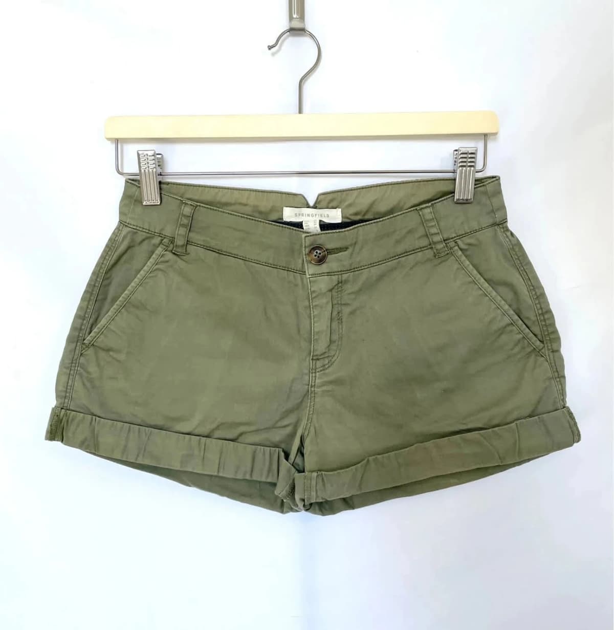 Short kaki Springfield taille 34 - Photo 2/5