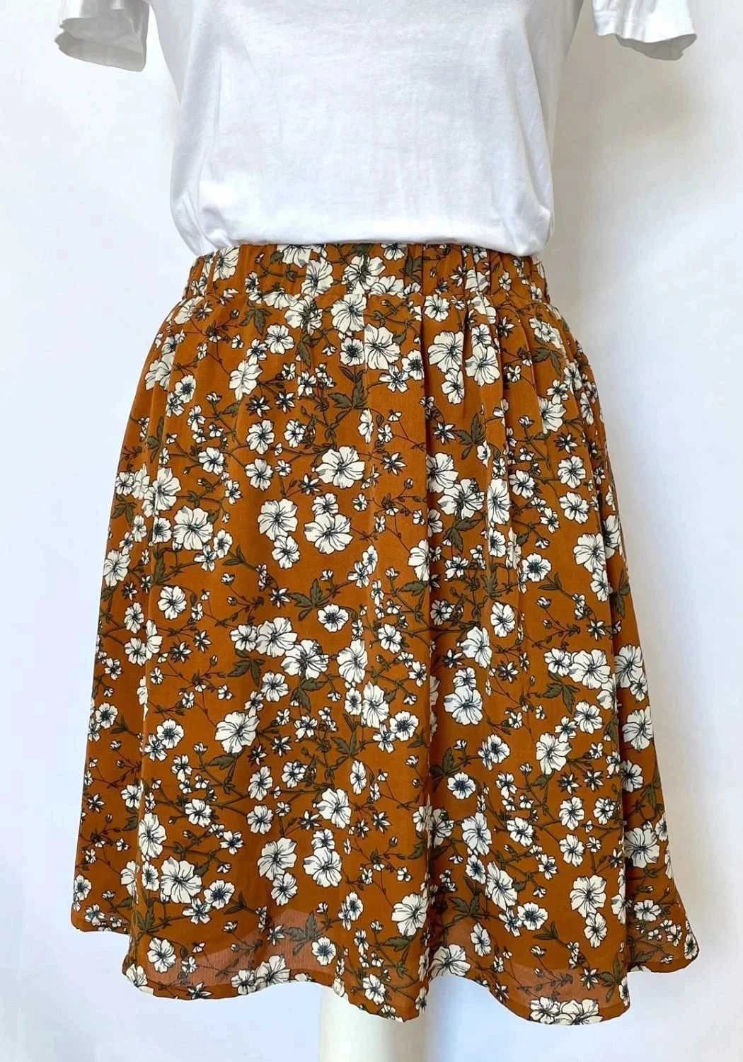 Jupe fleurie Garance Paris élastique taille S - Photo 4/4