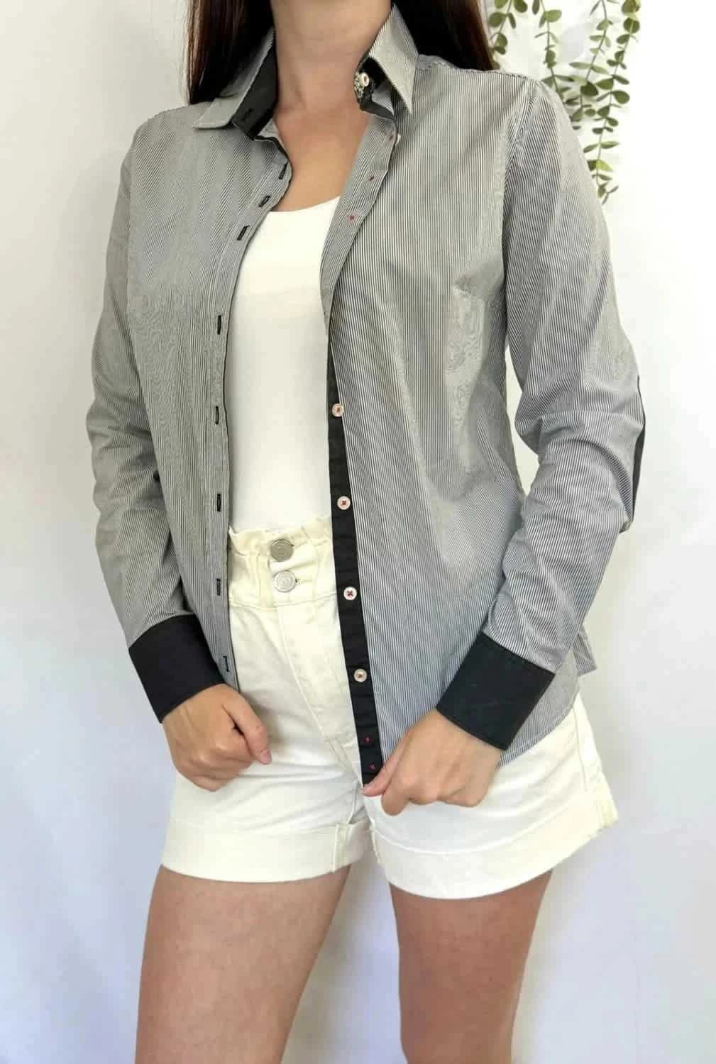 Chemise à rayures Bariloche taille 40 - Photo 1/7