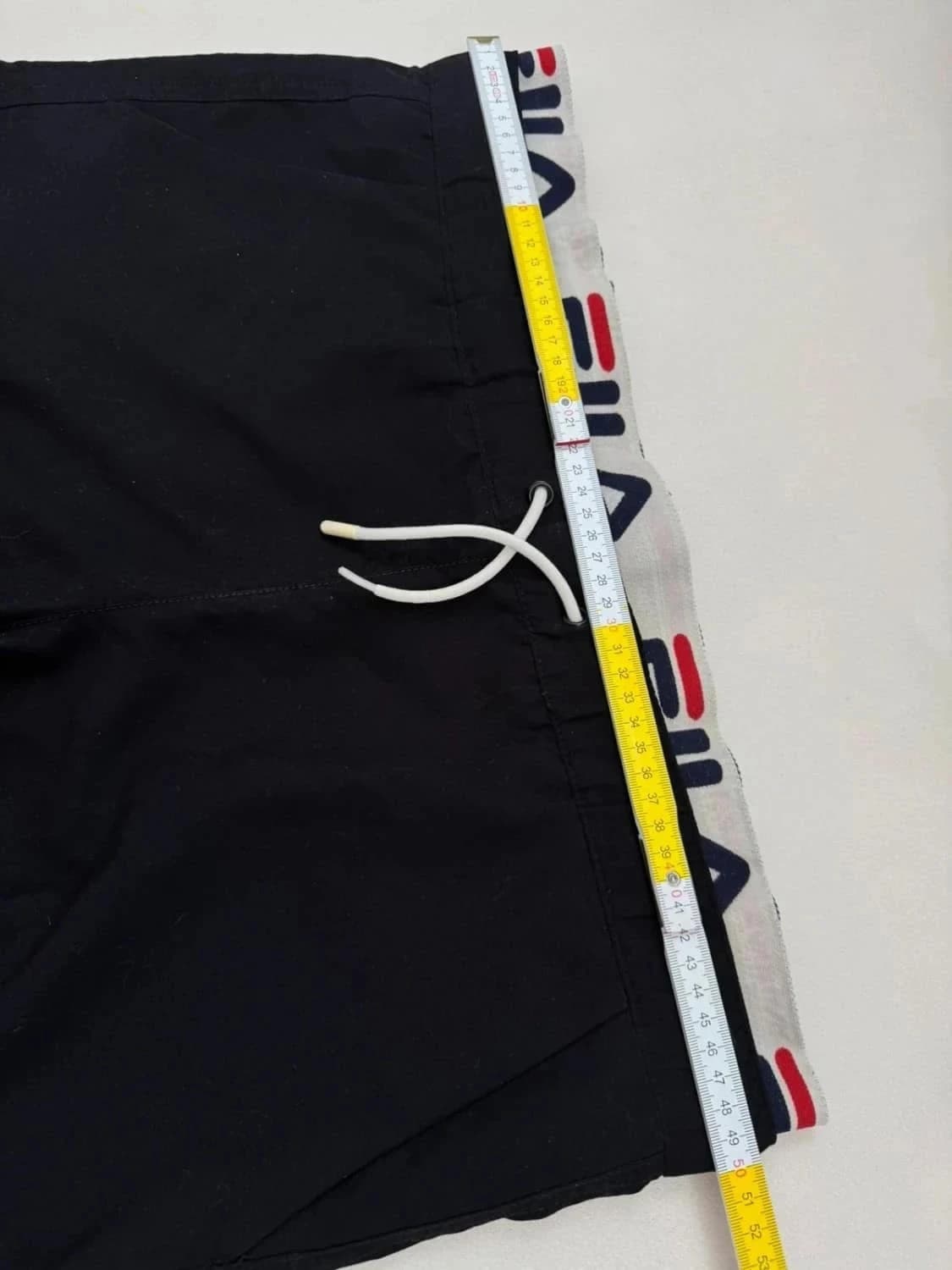 Short de bain noir Fila White Line élastique taille S - Photo 9/9