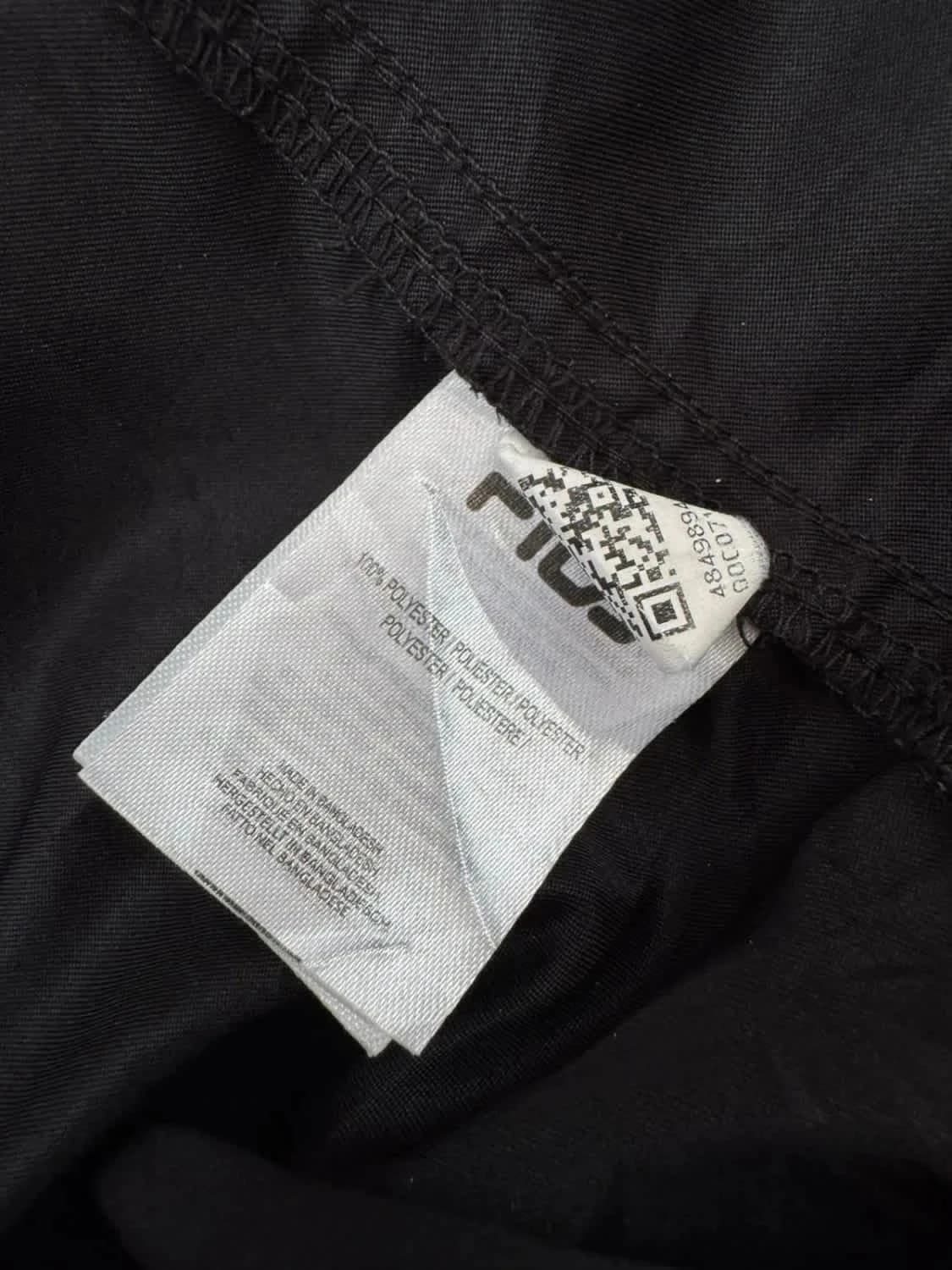 Short de bain noir Fila White Line élastique taille S - Photo 8/9