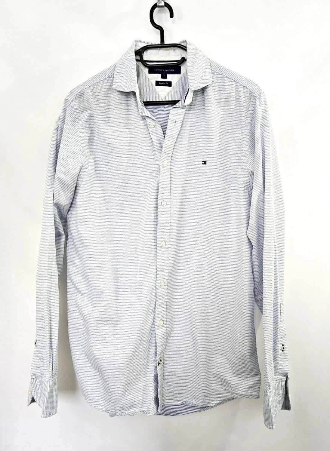 Chemise à pois Tommy Hilfiger logo brodé taille S - Photo 2/7