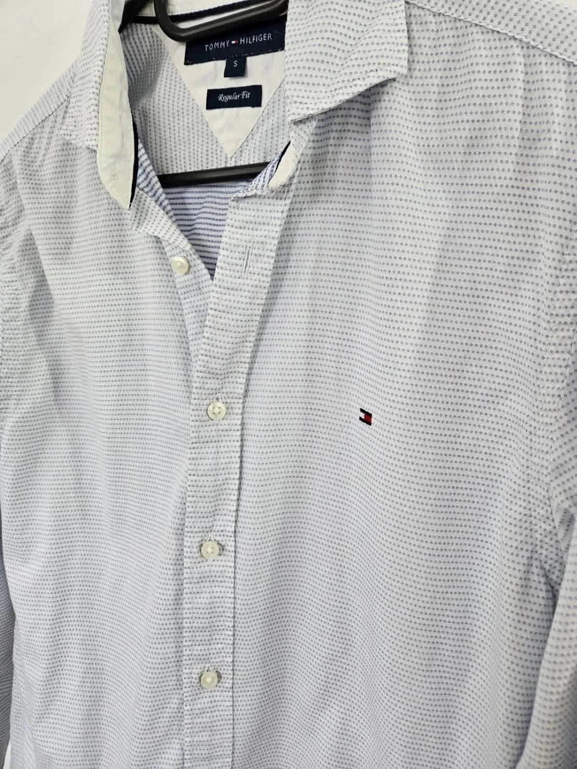 Chemise à pois Tommy Hilfiger logo brodé taille S - Photo 4/7