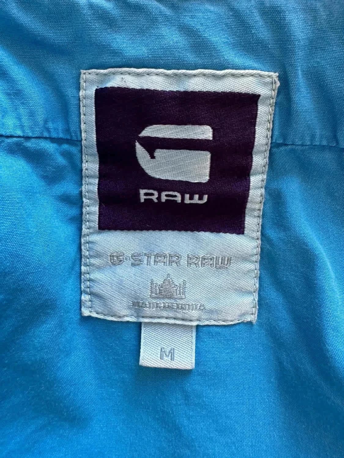 Chemise bleue Homme G-Star Raw manches courtes bleue taille M - Photo 6/8