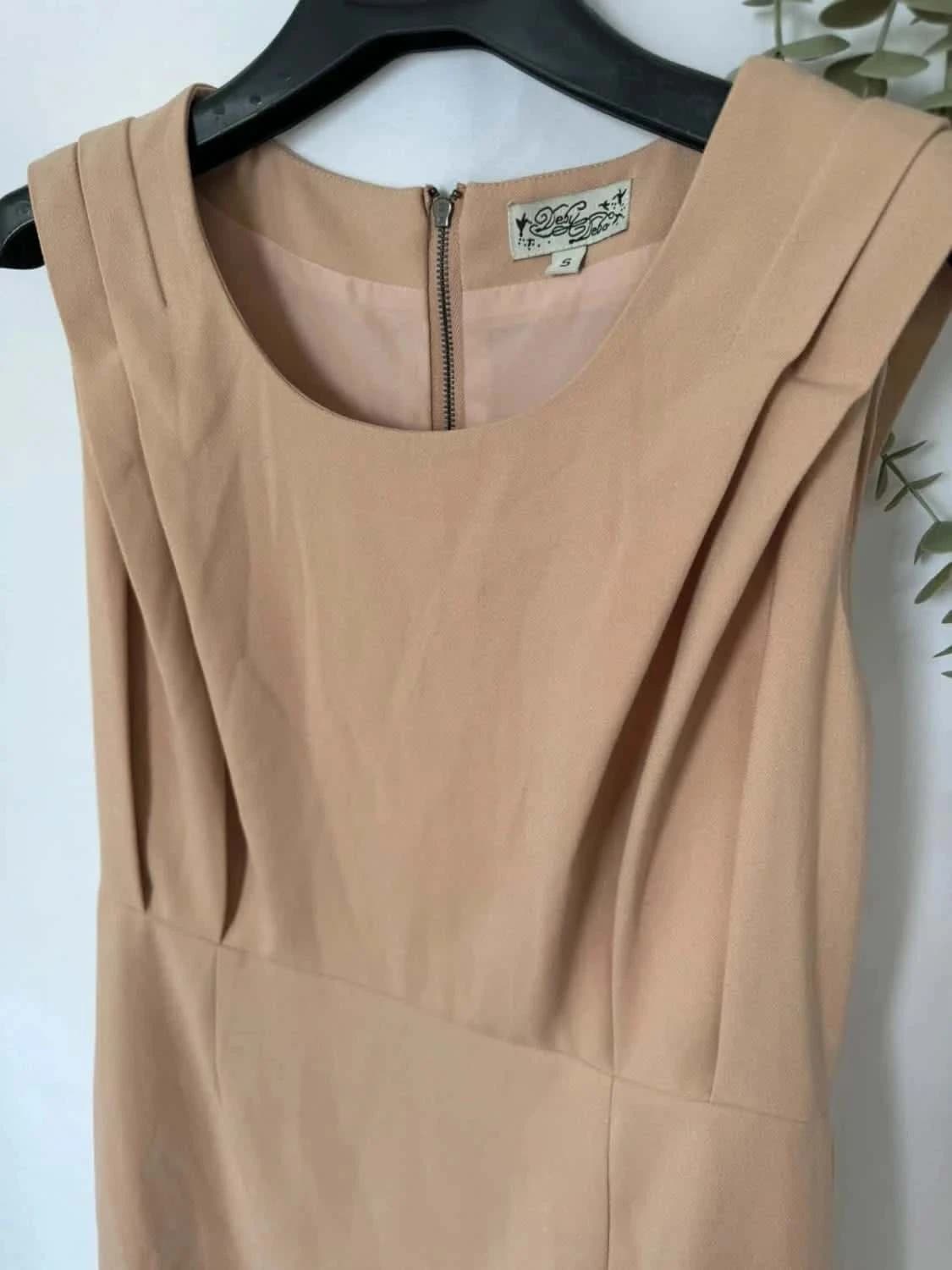 Robe chic rose nude Deby Debo taille S - Photo 3/6