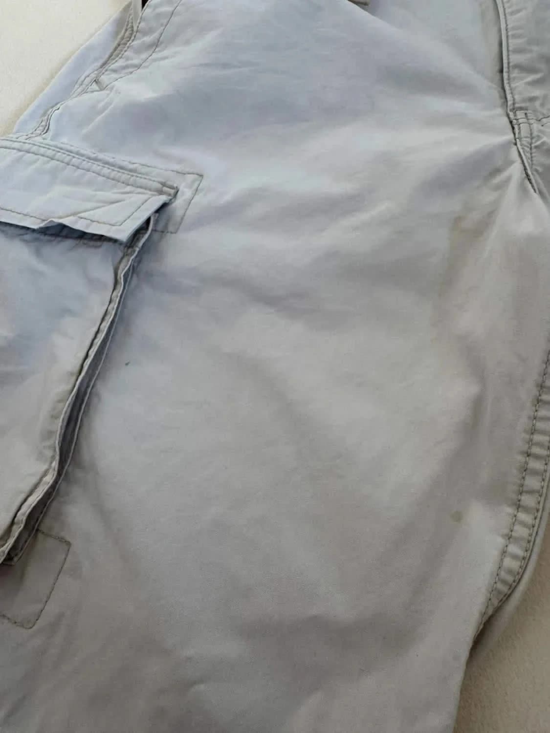 Short cargo gris clair Express avec cordon taille W32 - Photo 7/12