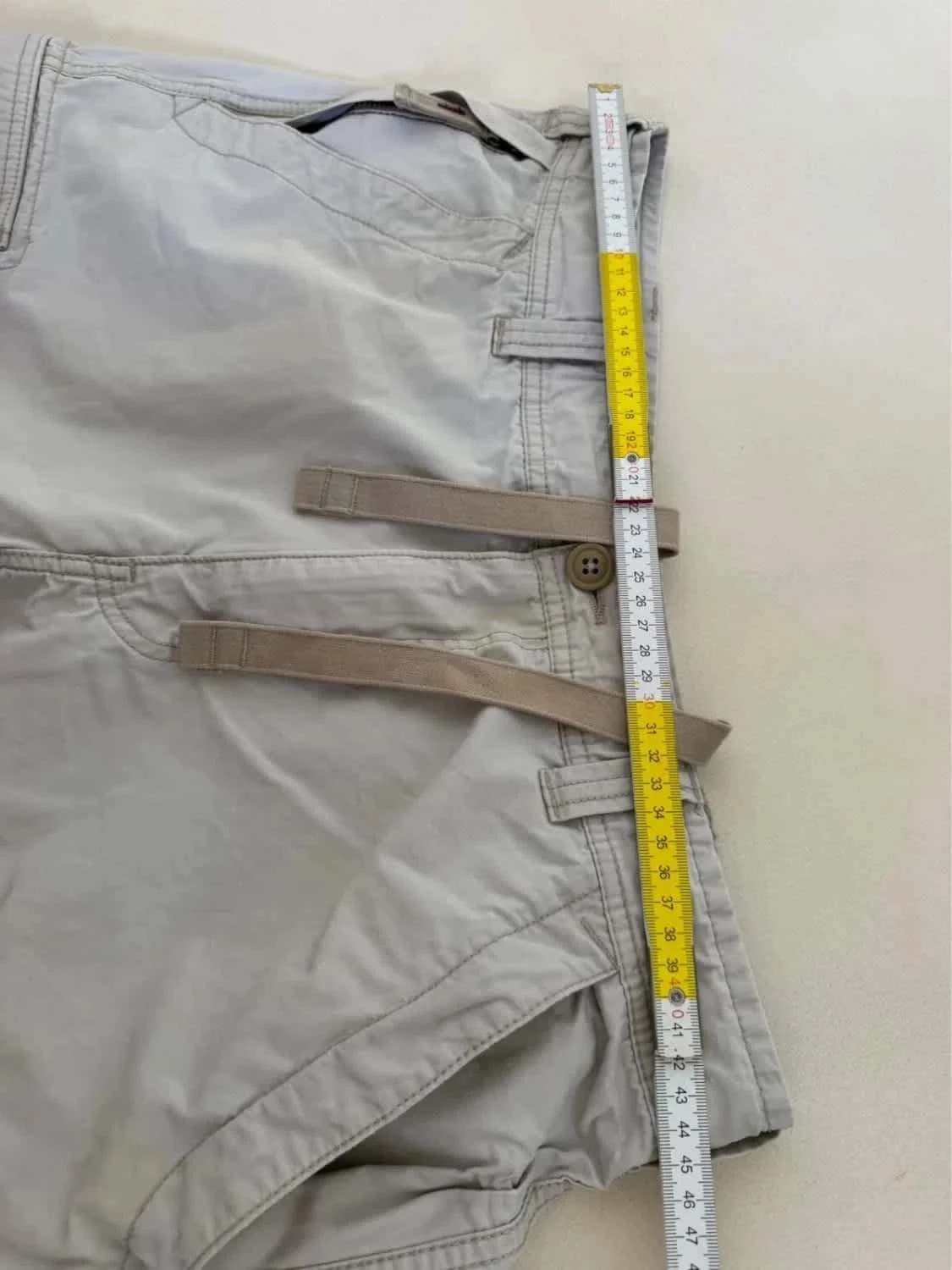 Short cargo gris clair Express avec cordon taille W32 - Photo 10/12