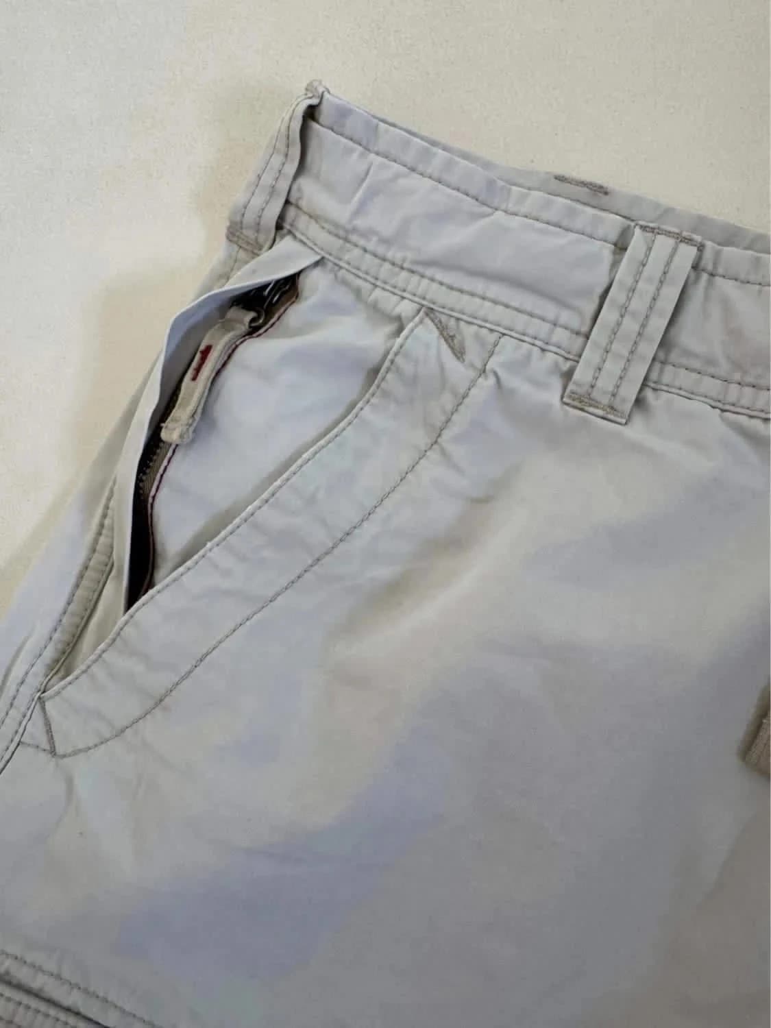 Short cargo gris clair Express avec cordon taille W32 - Photo 11/12