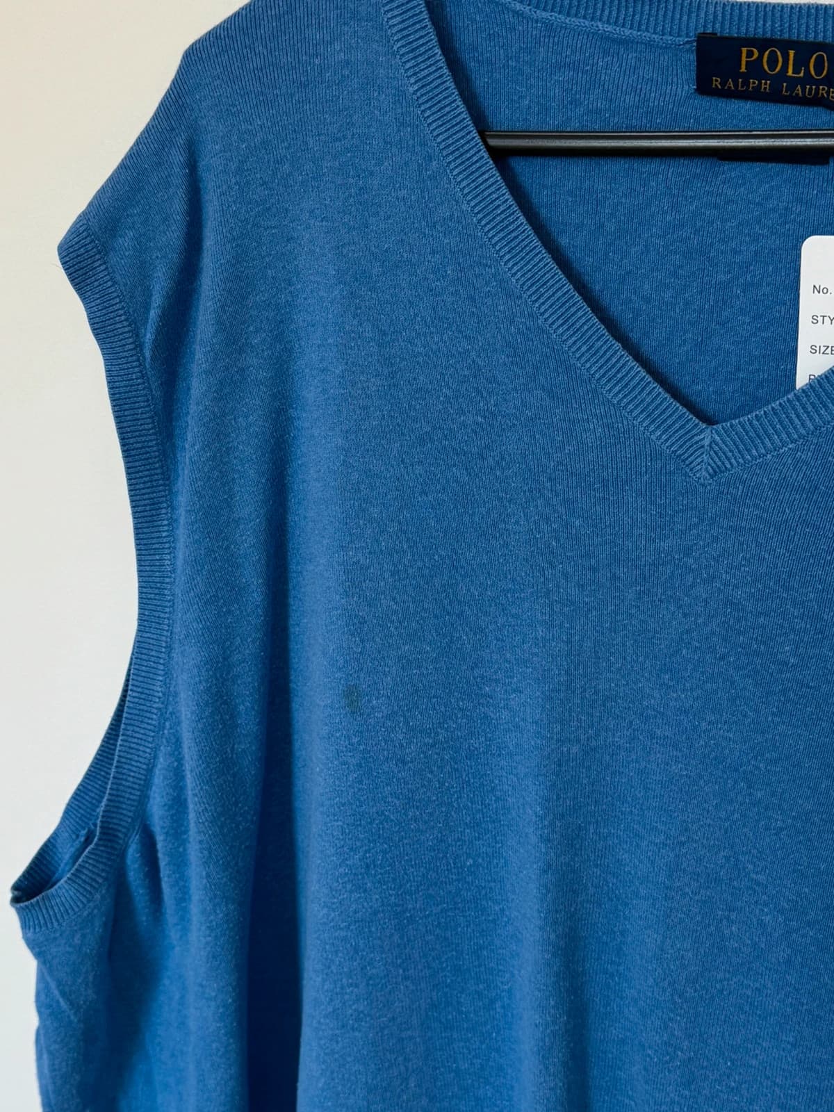 Pull sans manches Ralph Lauren bleu taille 2XLT/3XL - PP2603285 - Photo 4/7