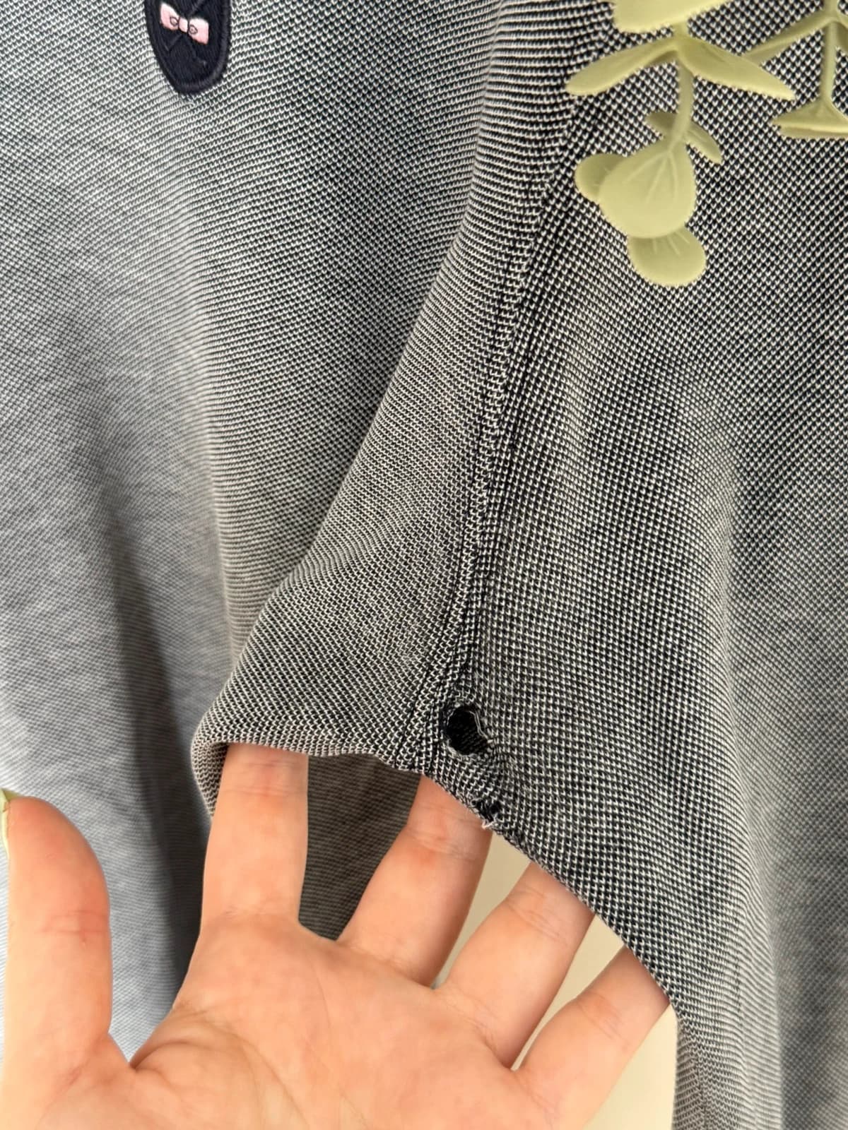 Polo piqué Eden Park gris chiné manches longues taille M - FP260362 - Photo 7/8
