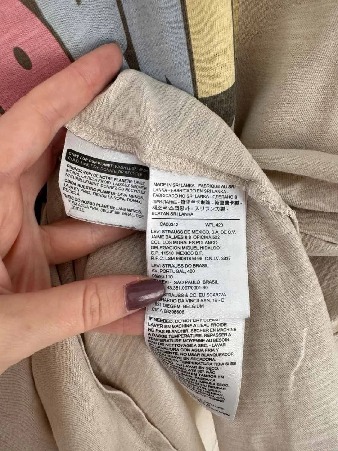 T-shirt coton Levi’s beige Coolifornia logo imprimé taille XXL - FP2512121 - Photo 6/7