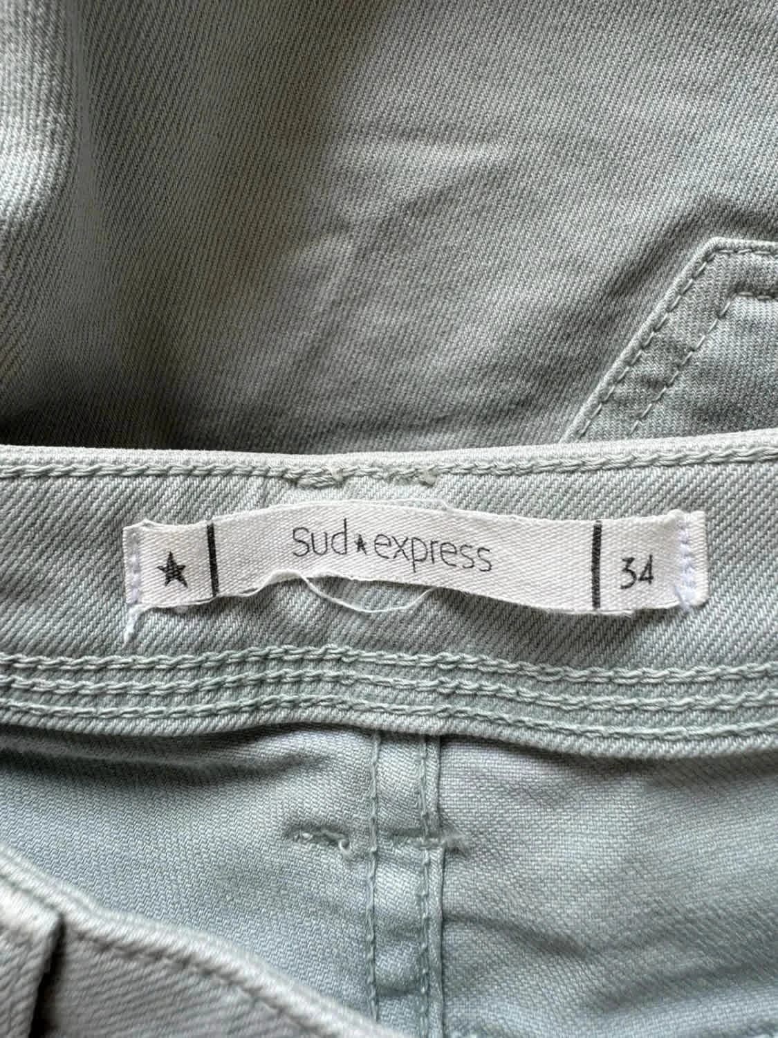 Short Sud Express bleu clair stretch taille 34 - Photo 6/6